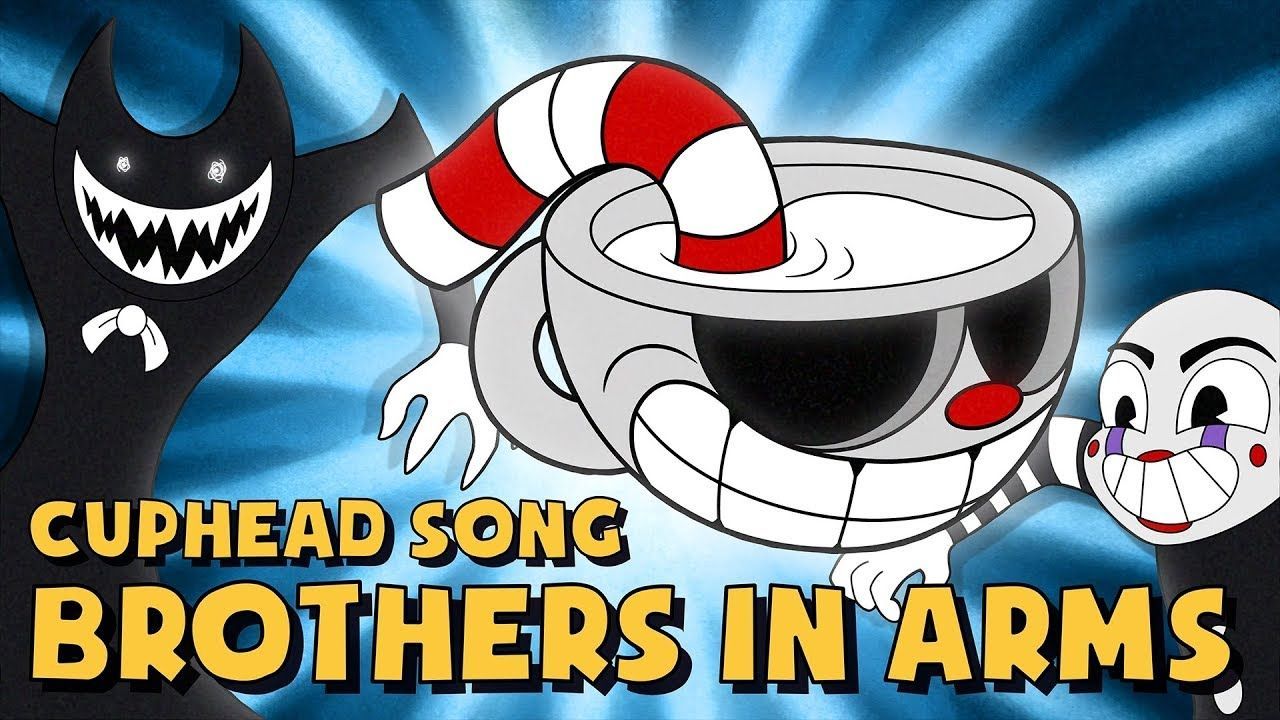 CUPHEAD SONG (BROTHERS IN ARMS) LYRIC VIDEO. Brothers in arms, Songs, The golden boy