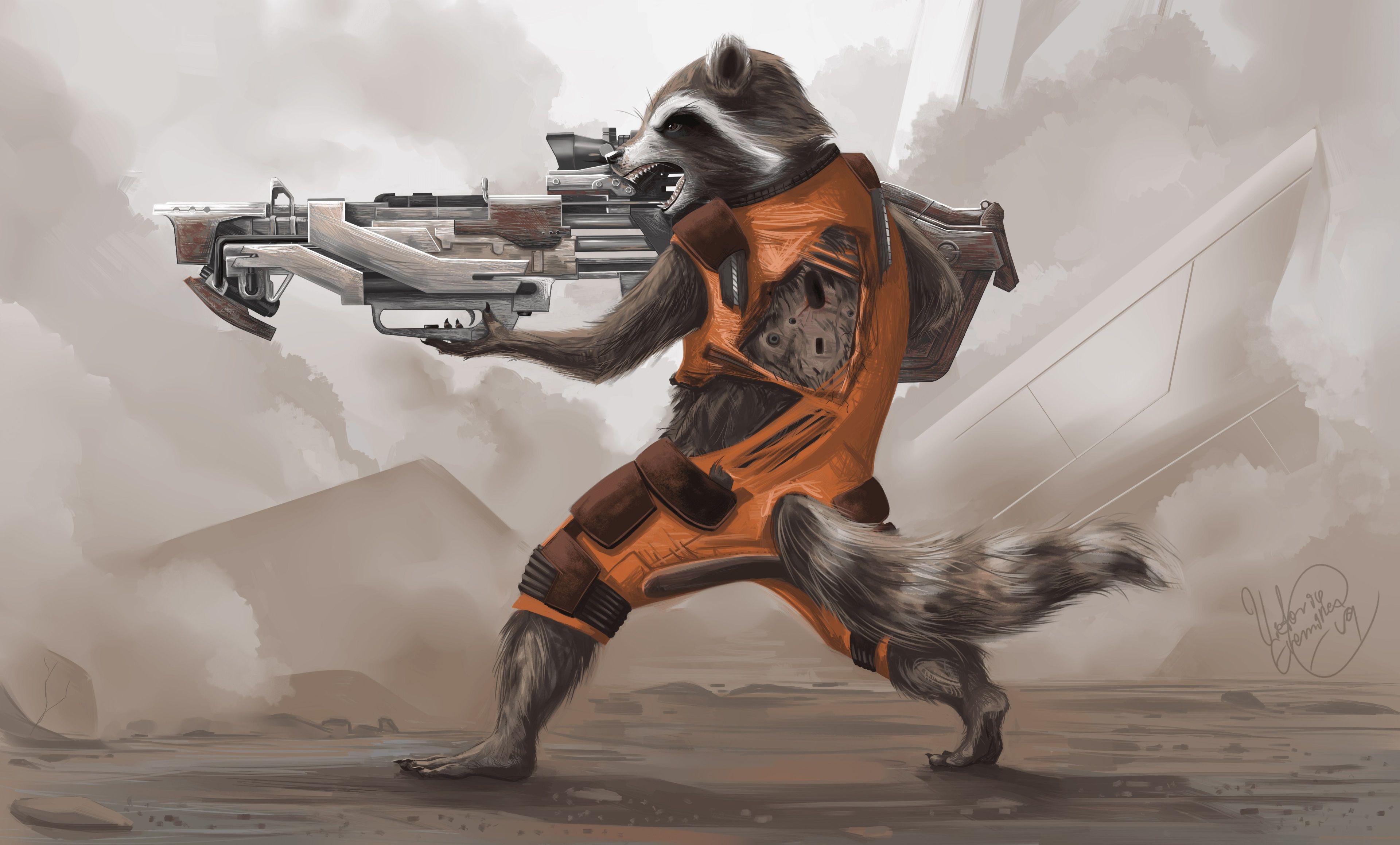 rocket raccoon 4k wallpaper for pc in HD. Guardians of the galaxy, Rocket raccoon, Raccoon