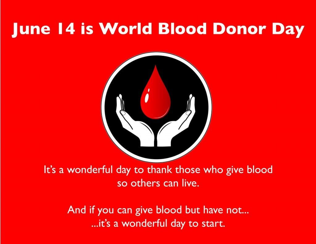 World Blood Donor Day Quotes Slogans Sayings Image Whatsapp Status FB DP 2020