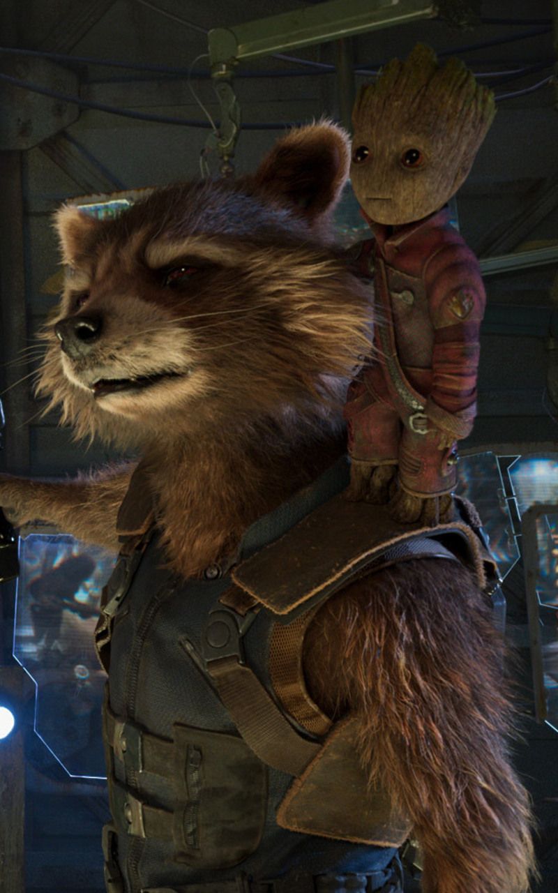 Baby Groot And Rocket Raccoon In Guardians of the Galaxy Vol 2 Nexus Samsung Galaxy Tab Note Android Tablets HD 4k Wallpaper, Image, Background, Photo and Picture