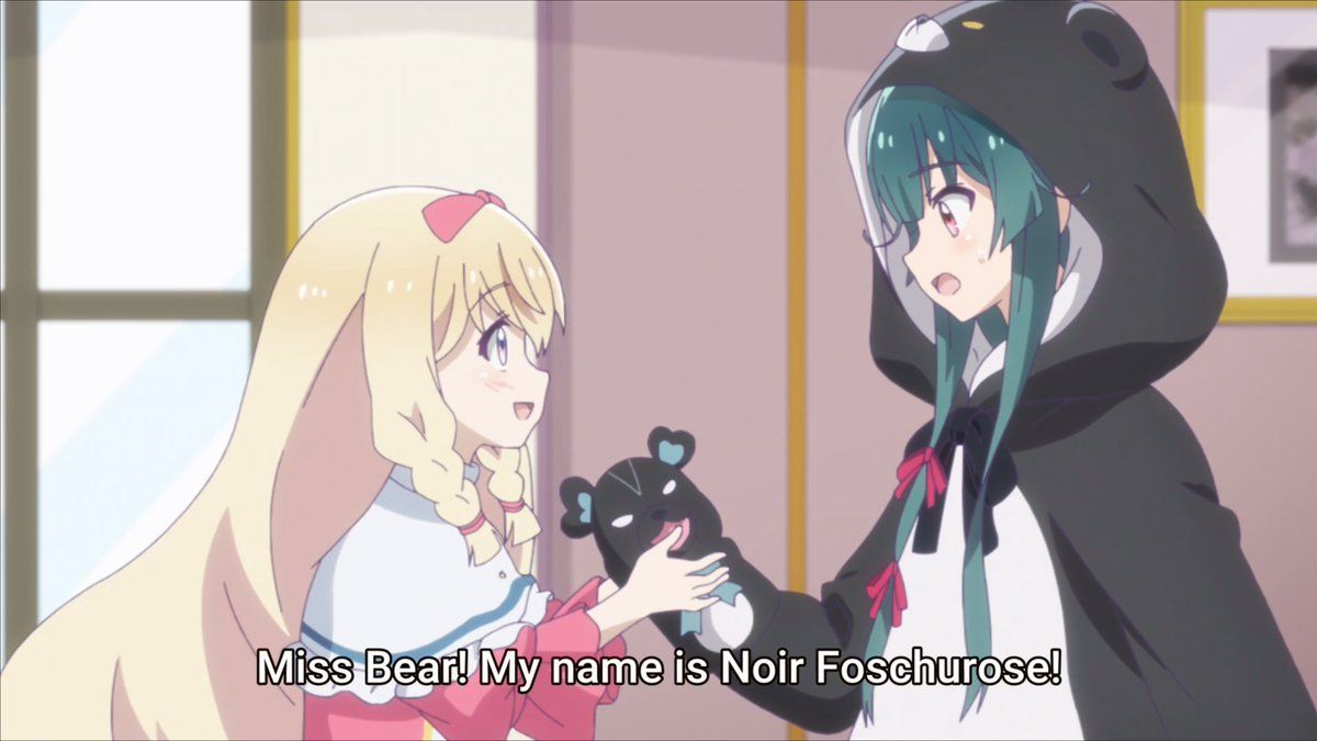 Aiya Kuma Kuma Bear Ep 4 Seems Yuna is getting fans, hope to see more of Noir