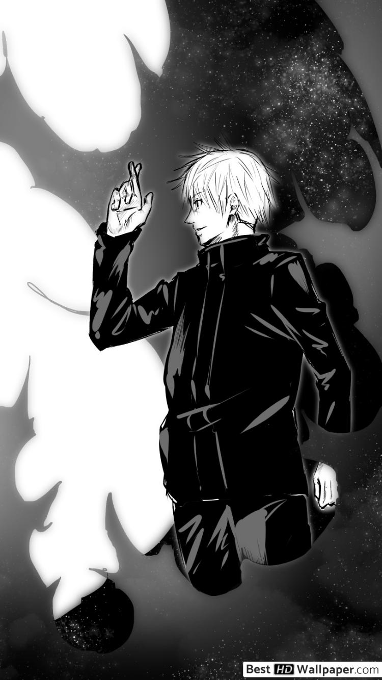 Jujutsu Kaisen Black And White Wallpapers Wallpaper Cave