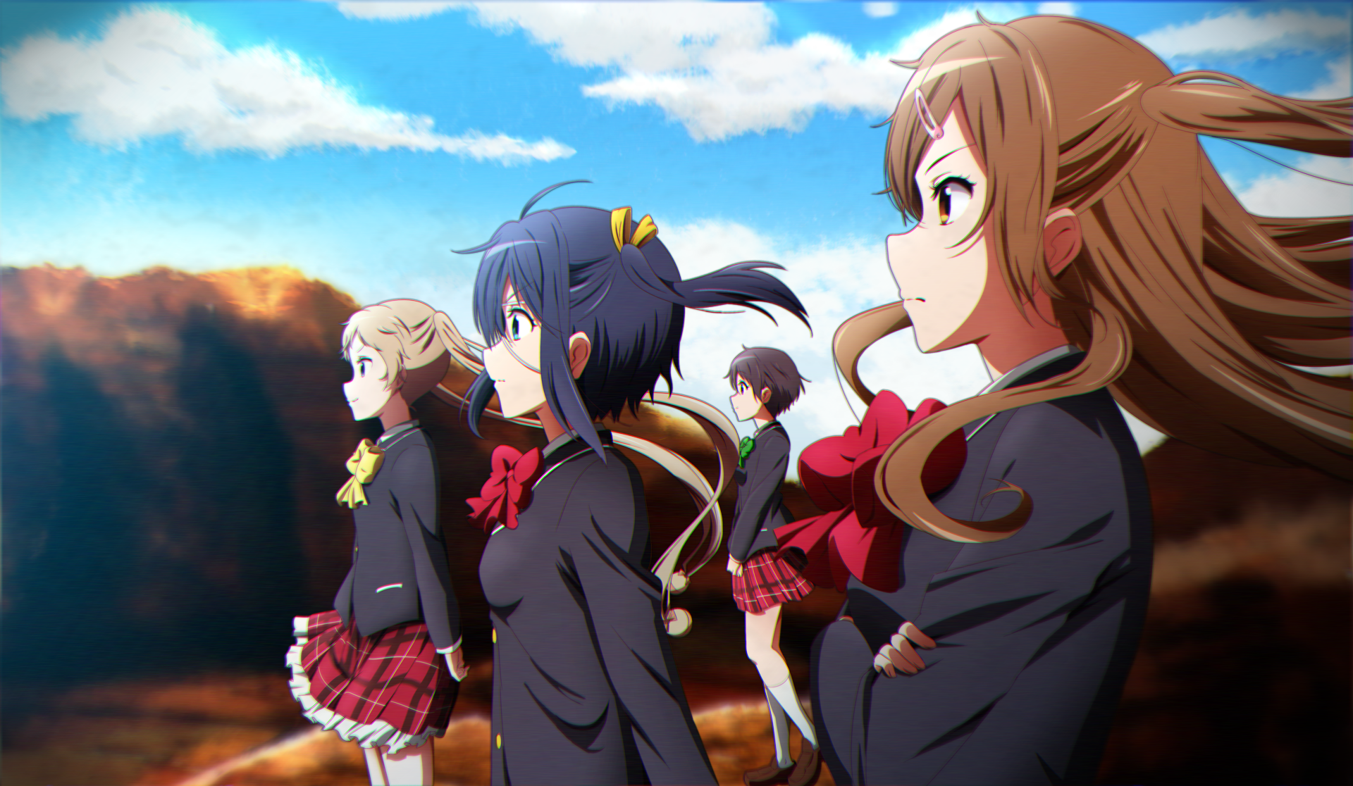 Kumin Tsuyuri Rikka Takanashi Sanae Dekomori Shinka Nibutani Wallpaper:1920x1116