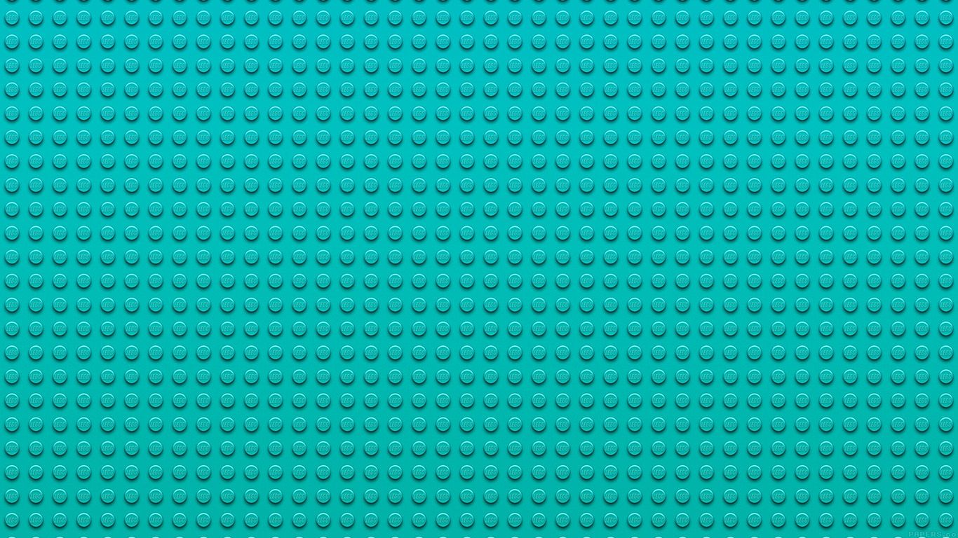 Lego Toy Blue Block Pattern Wallpaper