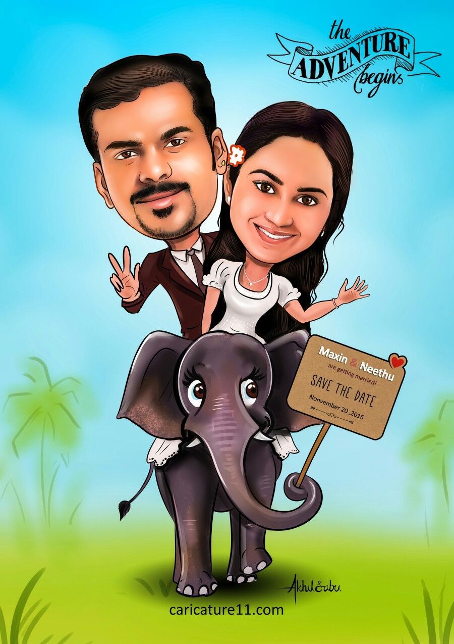 Pin By Akhil Sabu On Wedding Caricature Kerala Marriage Caricature Wallpaper & Background Download