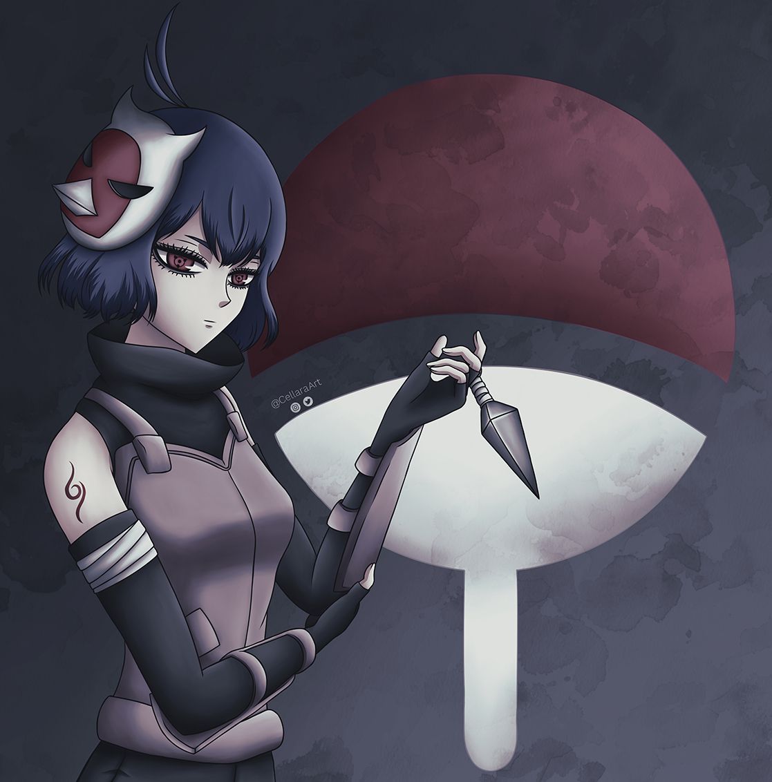 secre uchiha Clover fan Art