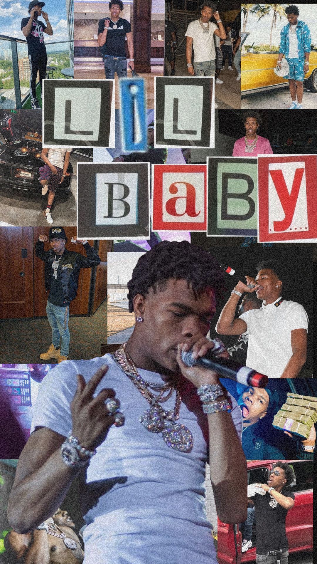 Lil Baby. Rapper wallpaper iphone, Baby collage, Cute rappers