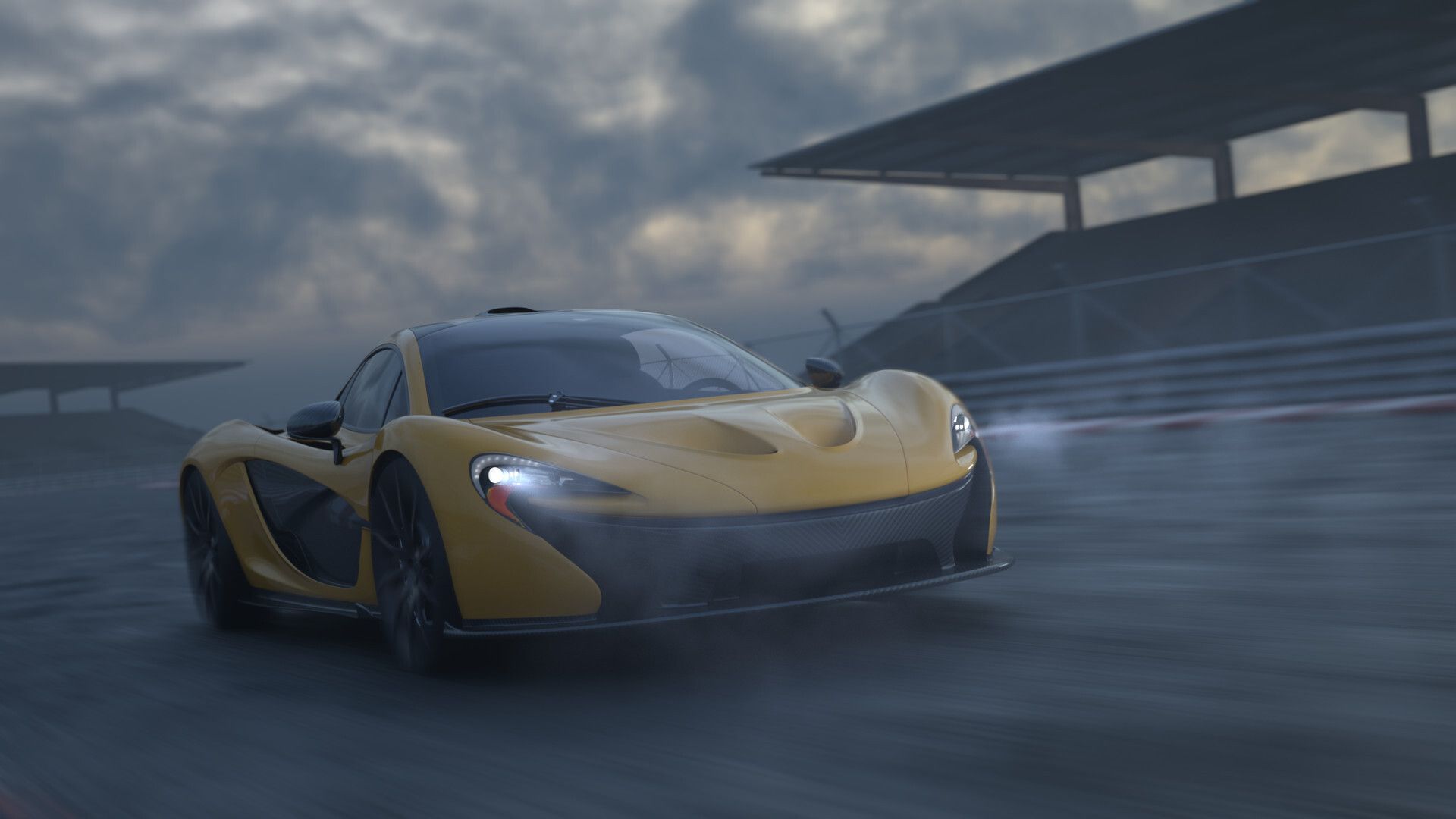 Yellow Mclaren P1 Car Laptop Full HD 1080P HD 4k Wallpaper, Image, Background, Photo and Picture