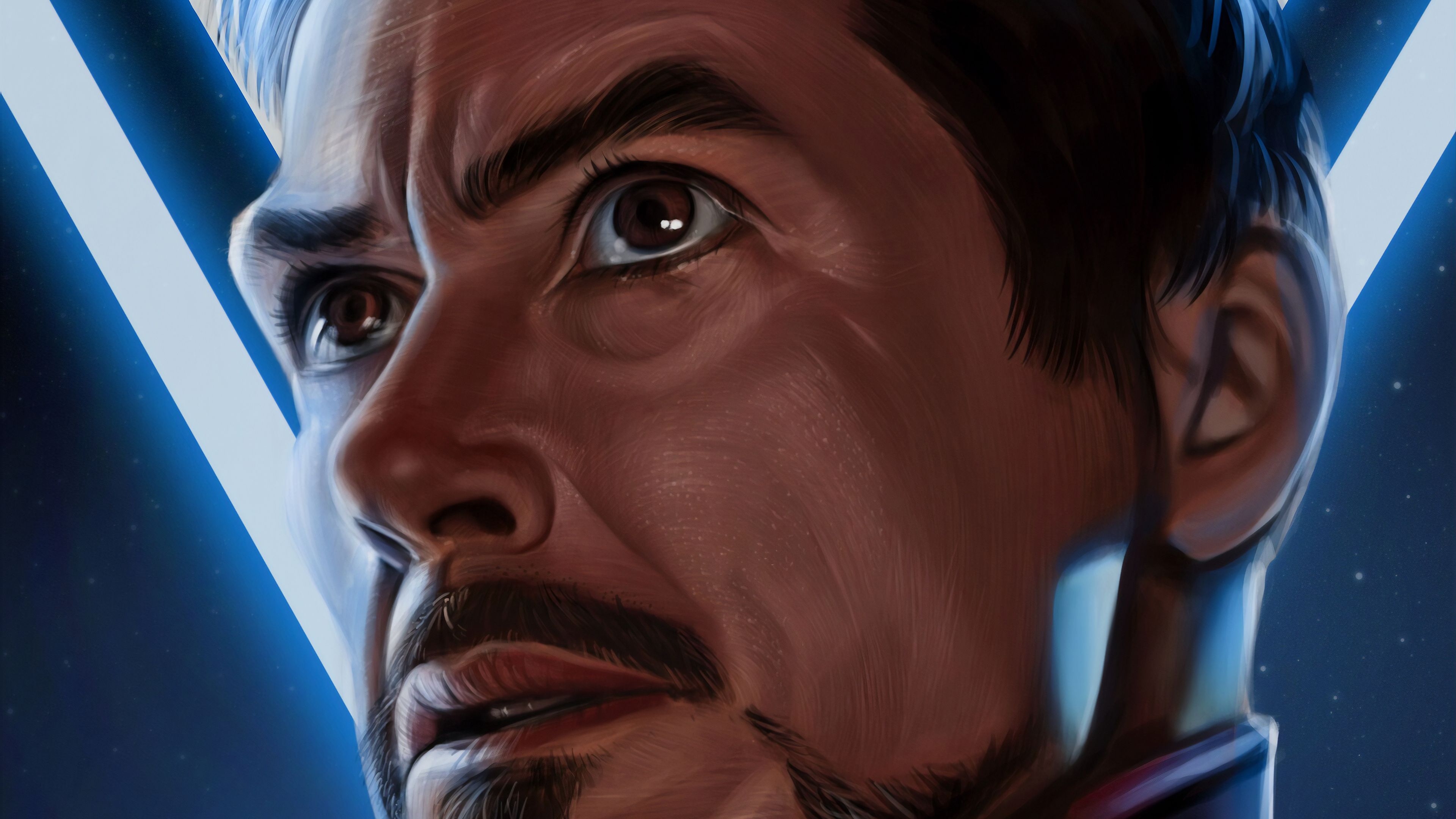 Iron Man Face Portrait 4k, HD Superheroes, 4k Wallpaper, Image, Background, Photo and Picture