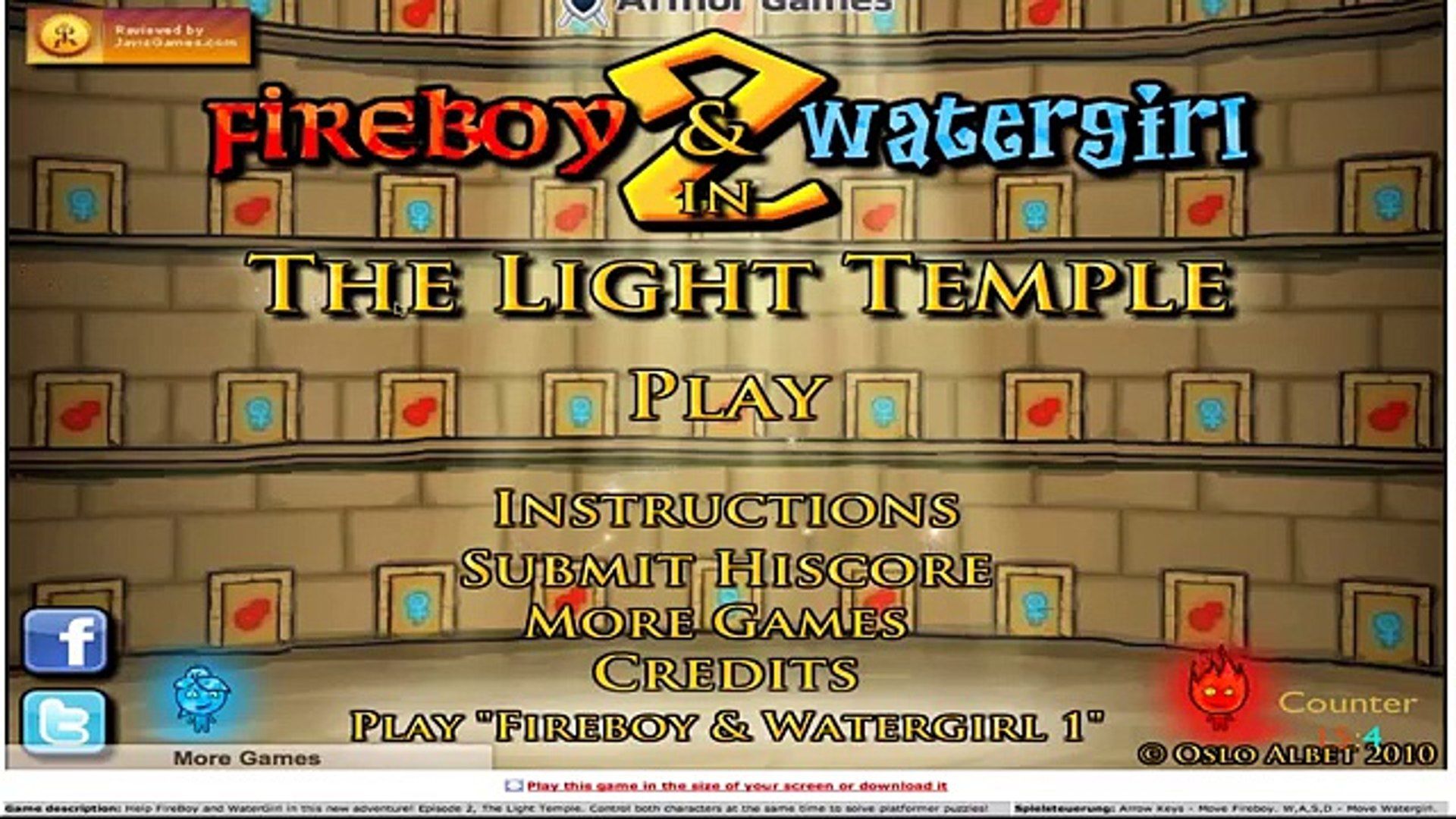 Fire Boy Water Girl Light Temple. Fireboy And Watergirl. 2020 10 20
