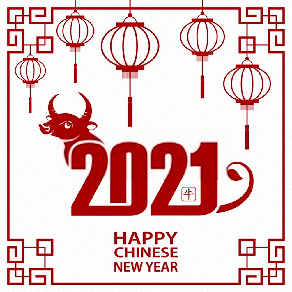 Happy Chinese New Year 2021 Image. Chinese new year greeting, Chinese new year image, Happy chinese new year