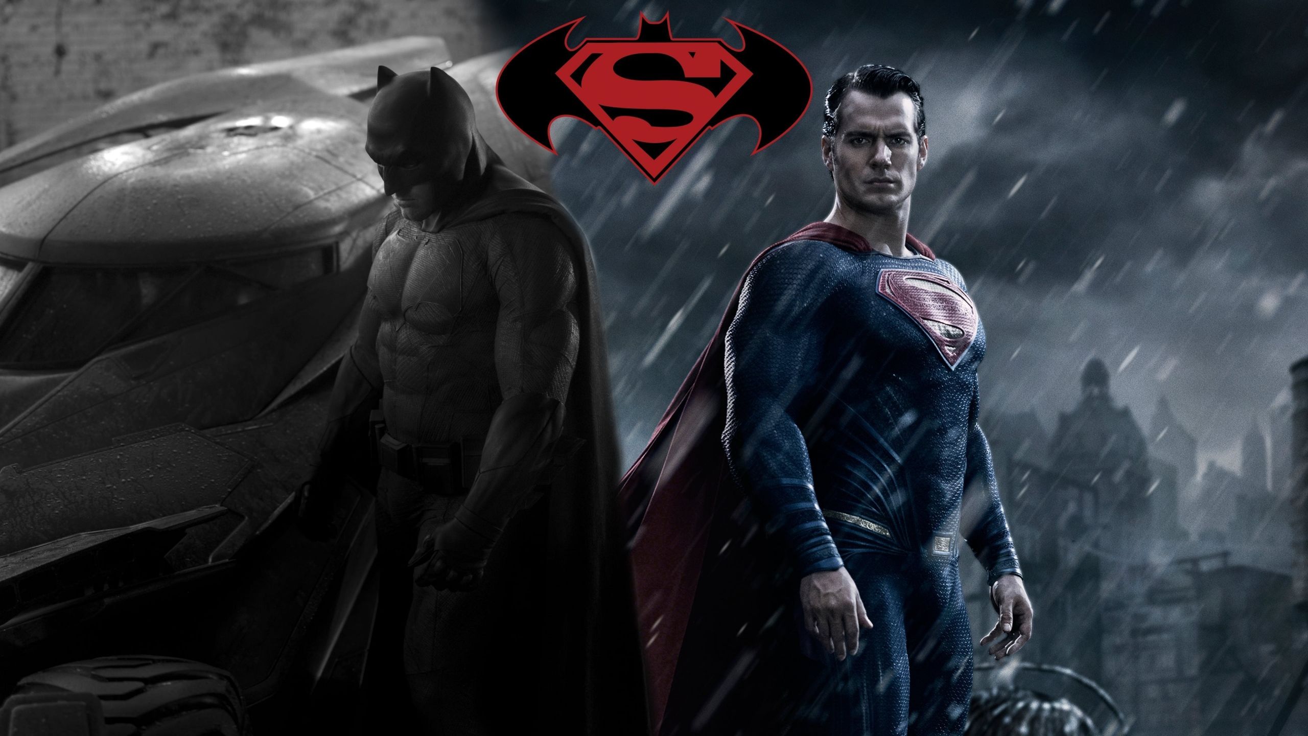 Batman vs. Superman Fan Artwork desktop PC and Mac wallpaper