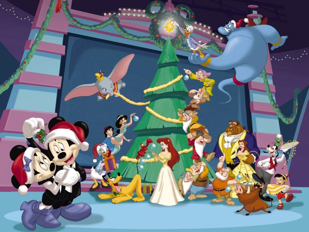 Disney Characters Christmas Wallpapers