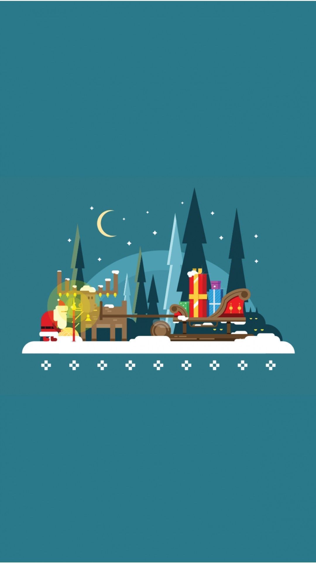 Christmas Minimalist Wallpaper