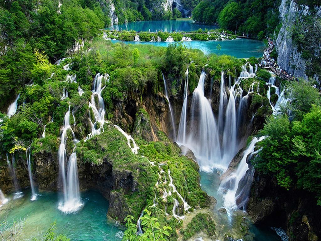 Exotic Plitvice Lakes National Park, Croatia