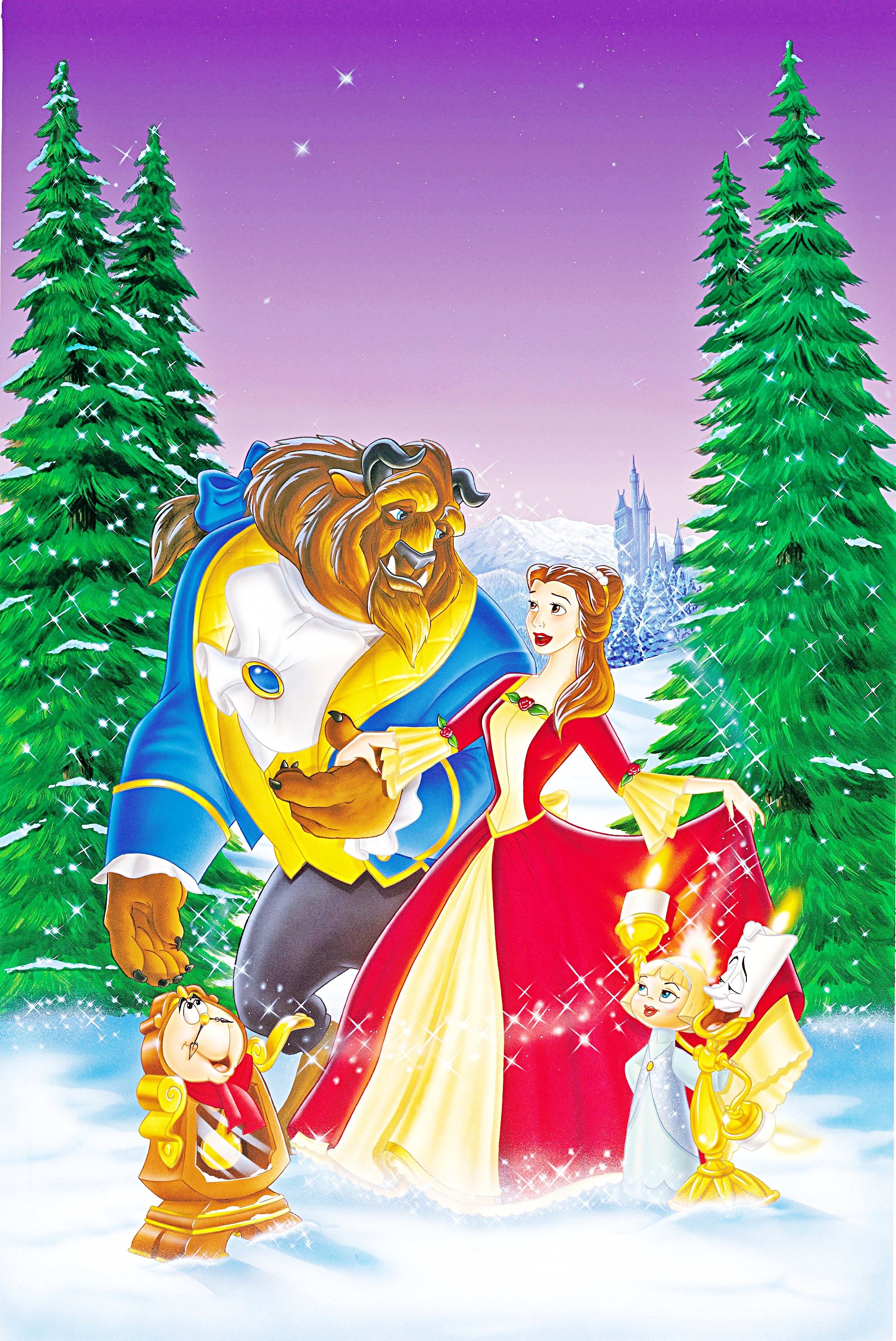 Walt Disney Posters and the Beast: The Enchanted Christmas Disney Characters Photo