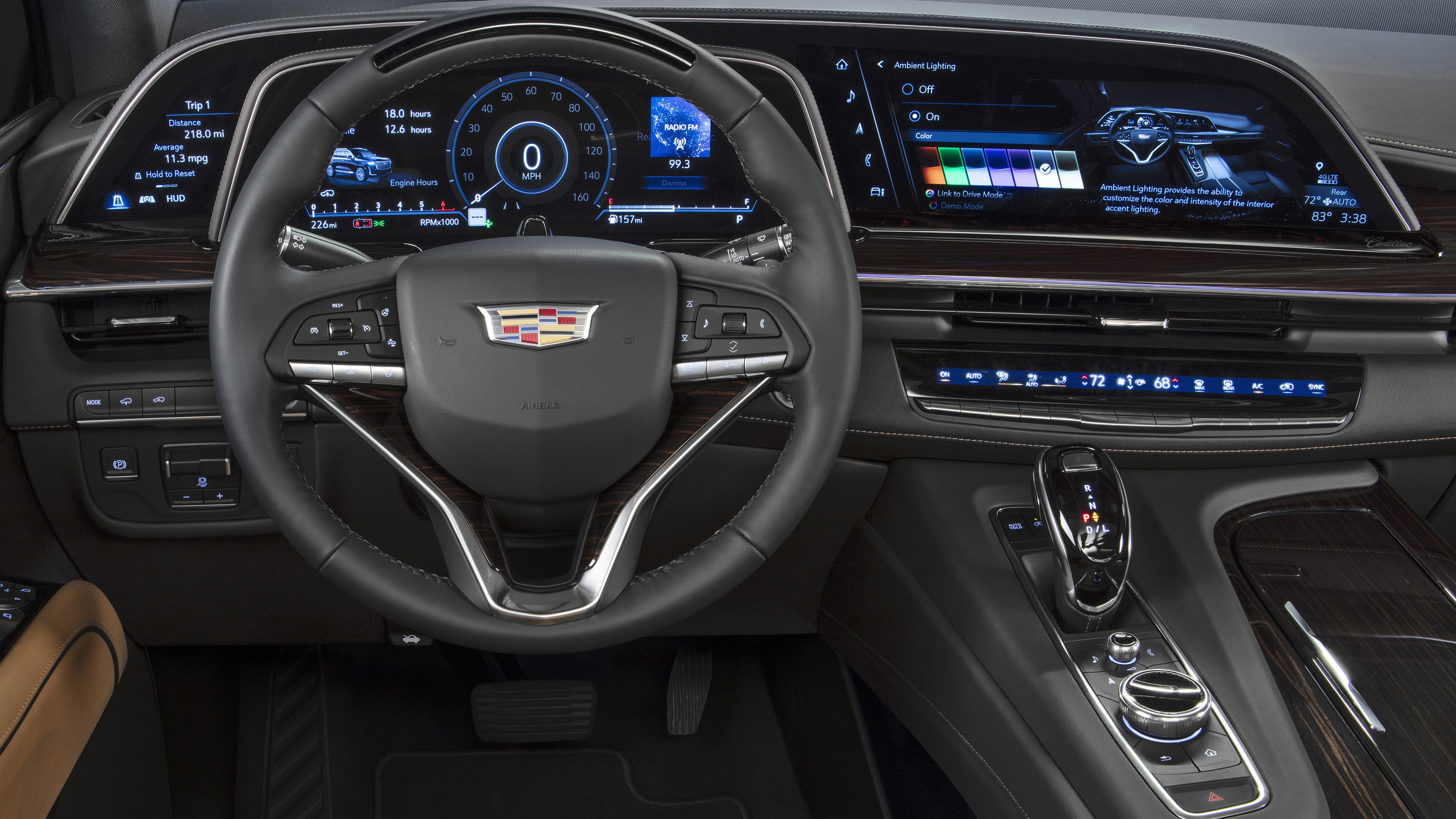 Cadillac Escalade Platinum Luxury Interior 4K Wallpaper. HD Car Wallpaper