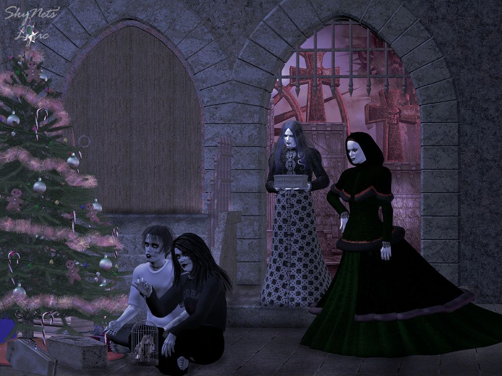 Gothic Christmas Wallpaper