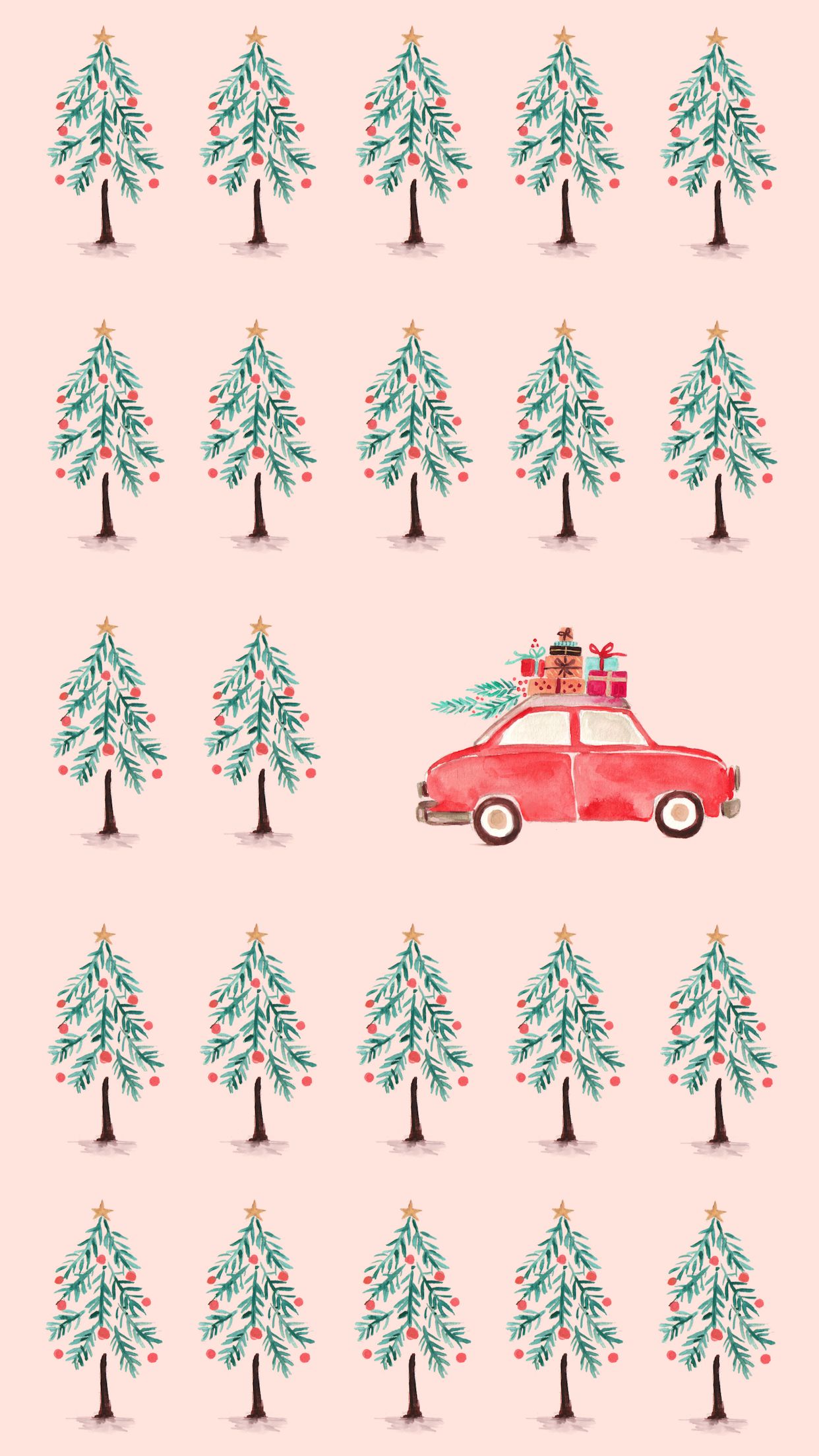 FREE Christmas Phone Wallpaper. Love and Specs