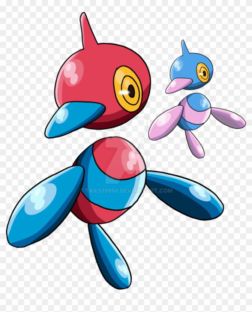 Porygon Z Art V By Tails Porygon Z Pokemon Png Image Provided