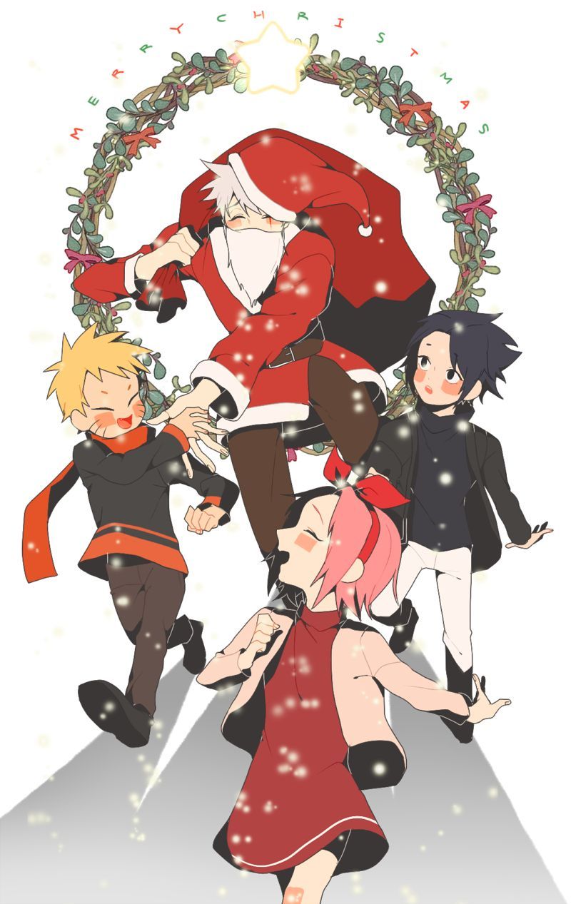 Team 7/. Anime christmas, Naruto merchandise, Anime naruto