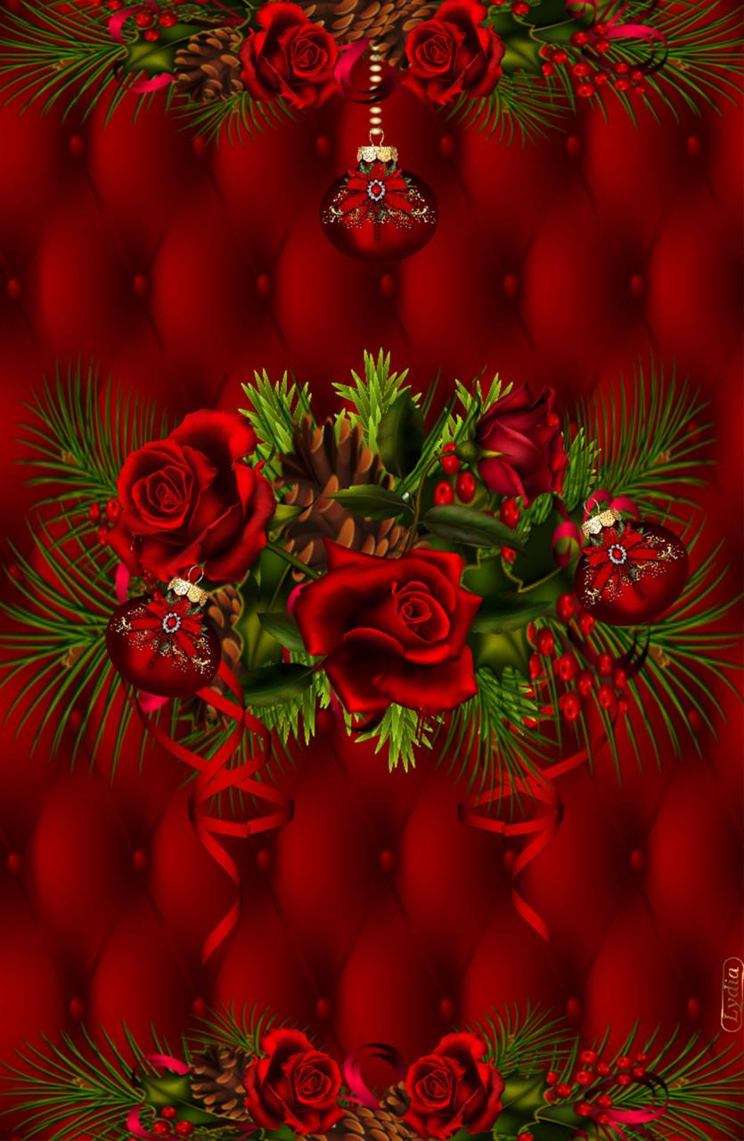 Christmas Rose Wallpapers - Wallpaper Cave