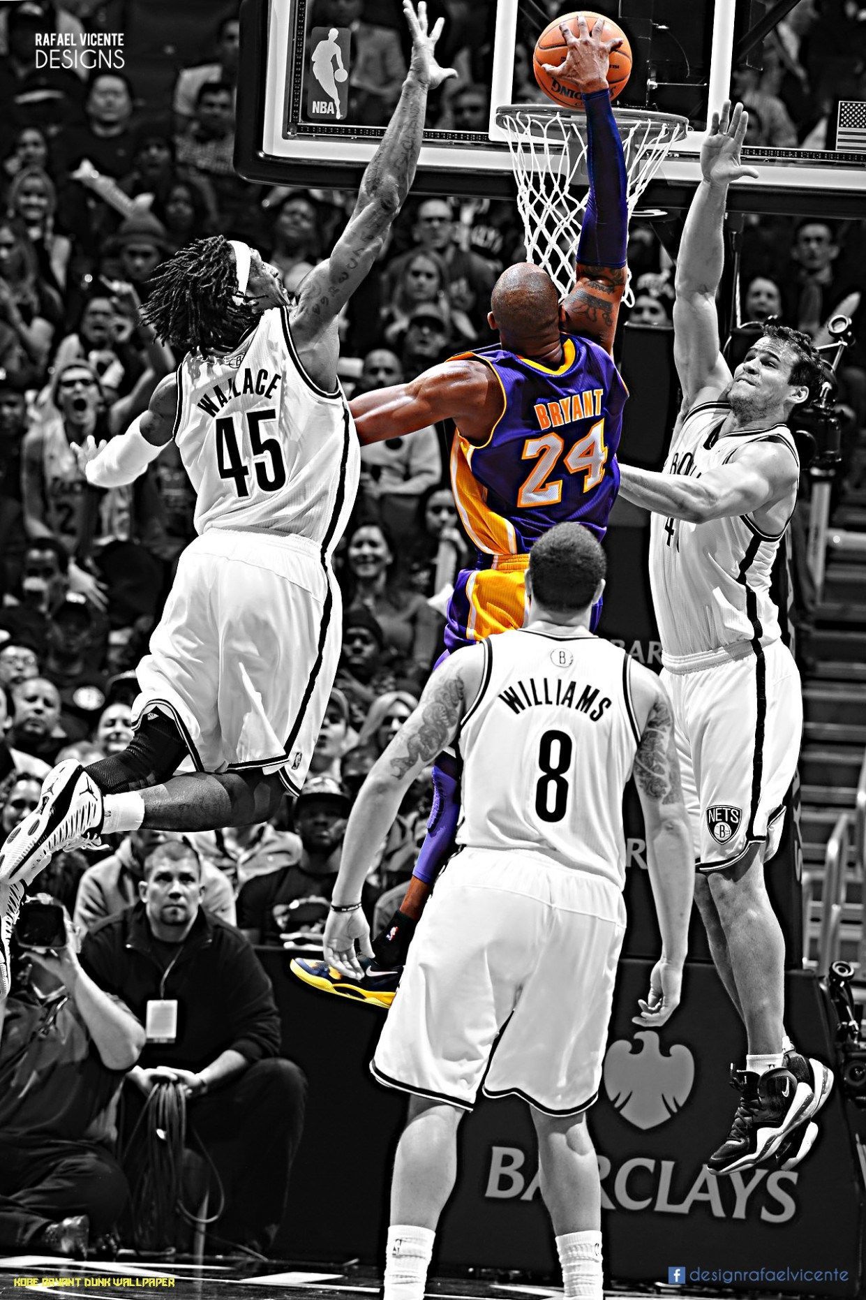 Kobe Bryant Dunking Wallpaper Free Kobe Bryant Dunking Background