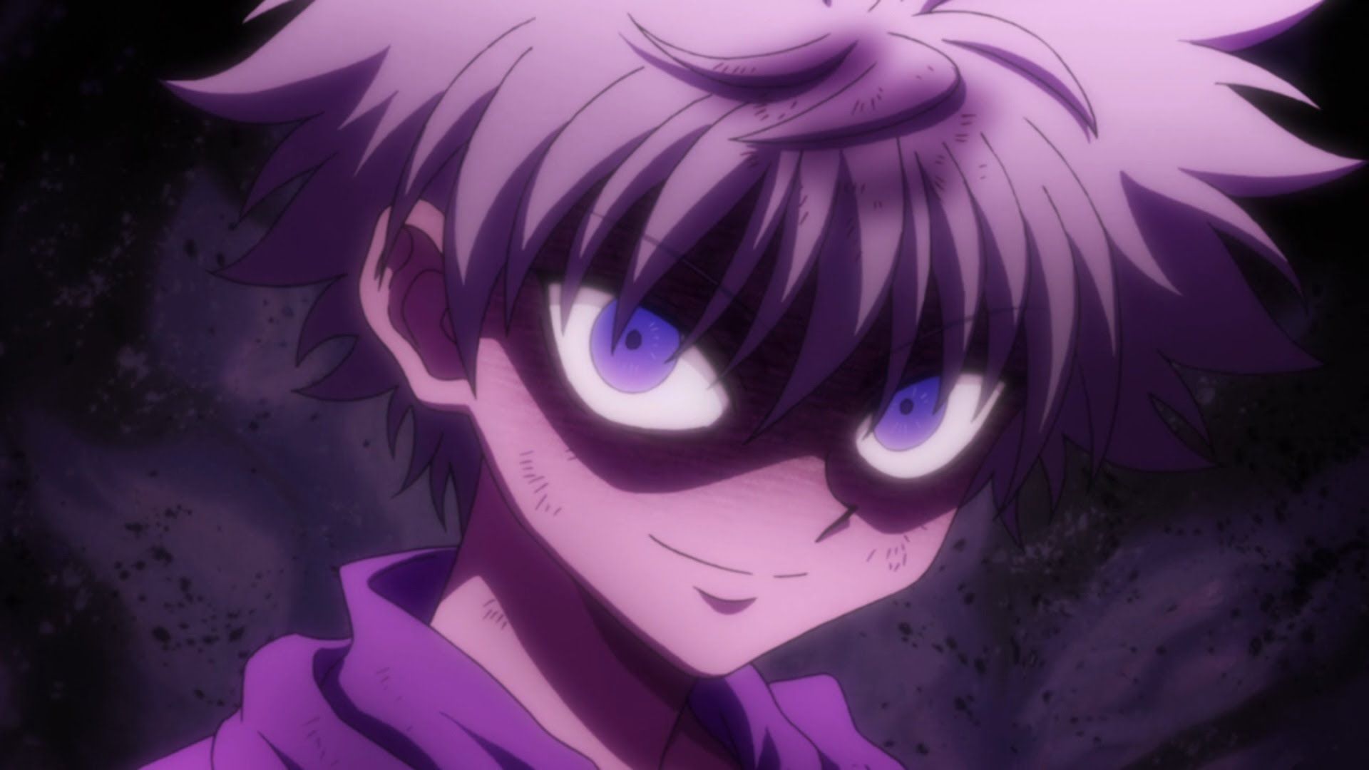 Killua Hunter XHunter GIF - Killua HunterXHunter Creepy - Discover & Share  GIFs