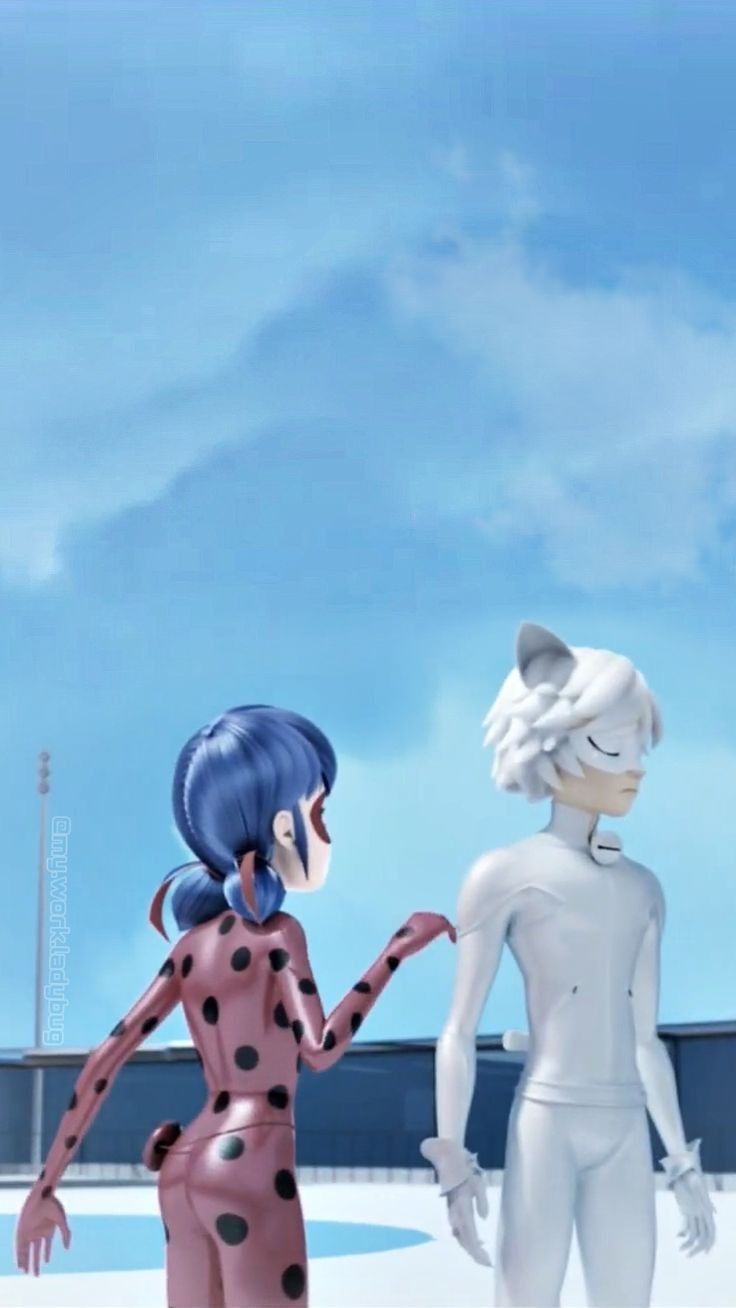 Miraculous & Cat Blanc Hintergrund - #amp #Blanc #cat #Hintergrund #Ladybug #M. Miraculous ladybug comic, Miraculous ladybug anime, Miraculous wallpaper