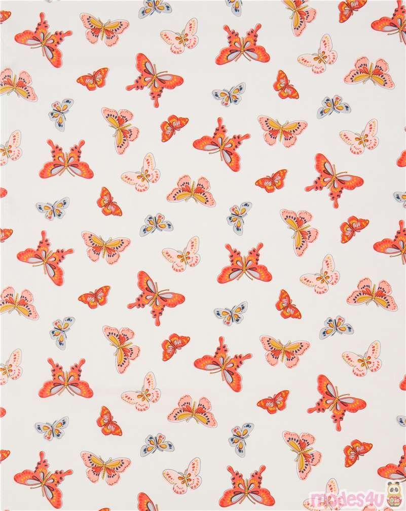 Off White Michael Miller Fabric Butterfly Insect All A Flutter Fabric. Aesthetic Iphone Wallpaper, Cute Wallpaper, IPhone Background Wallpaper
