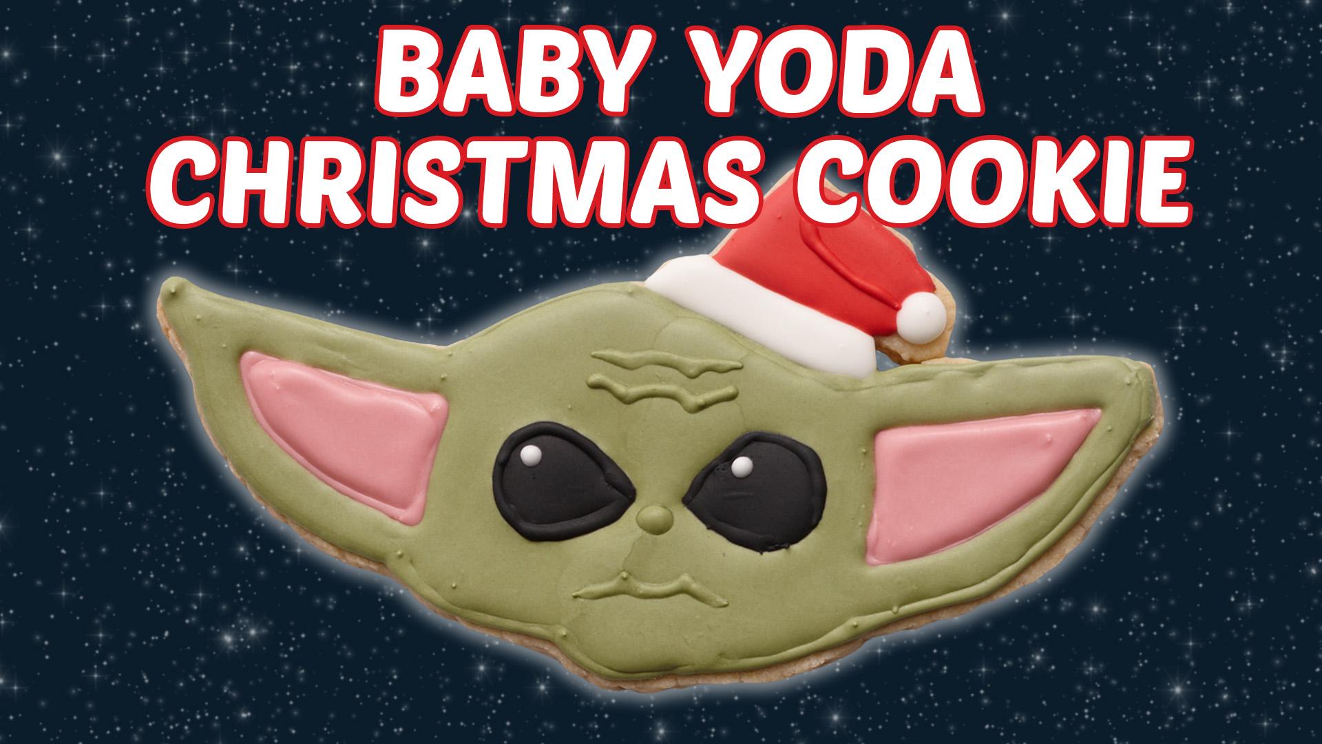 How to Make Baby Yoda Christmas Cookie