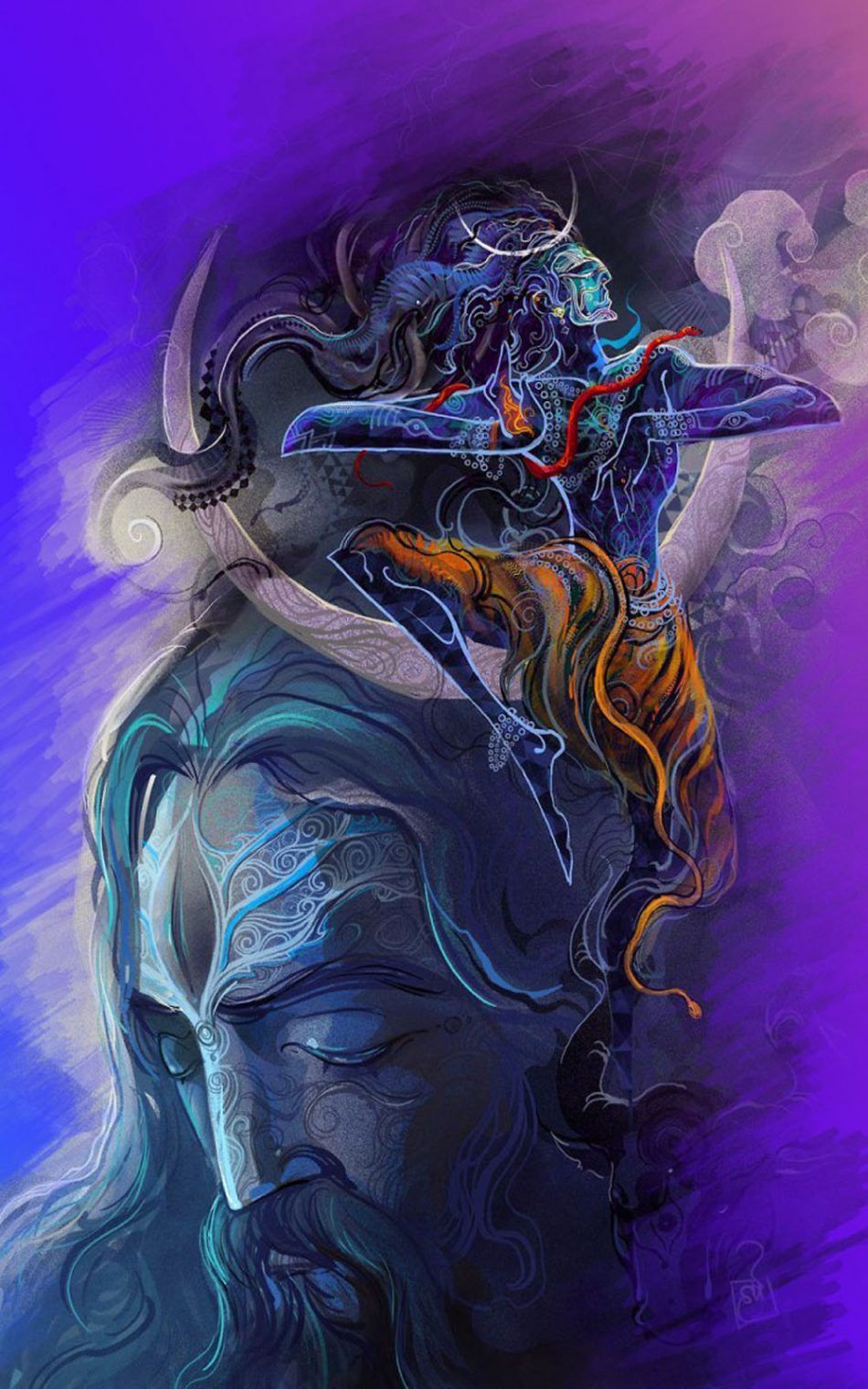 Angry Lord Shiva Wallpaper Collection