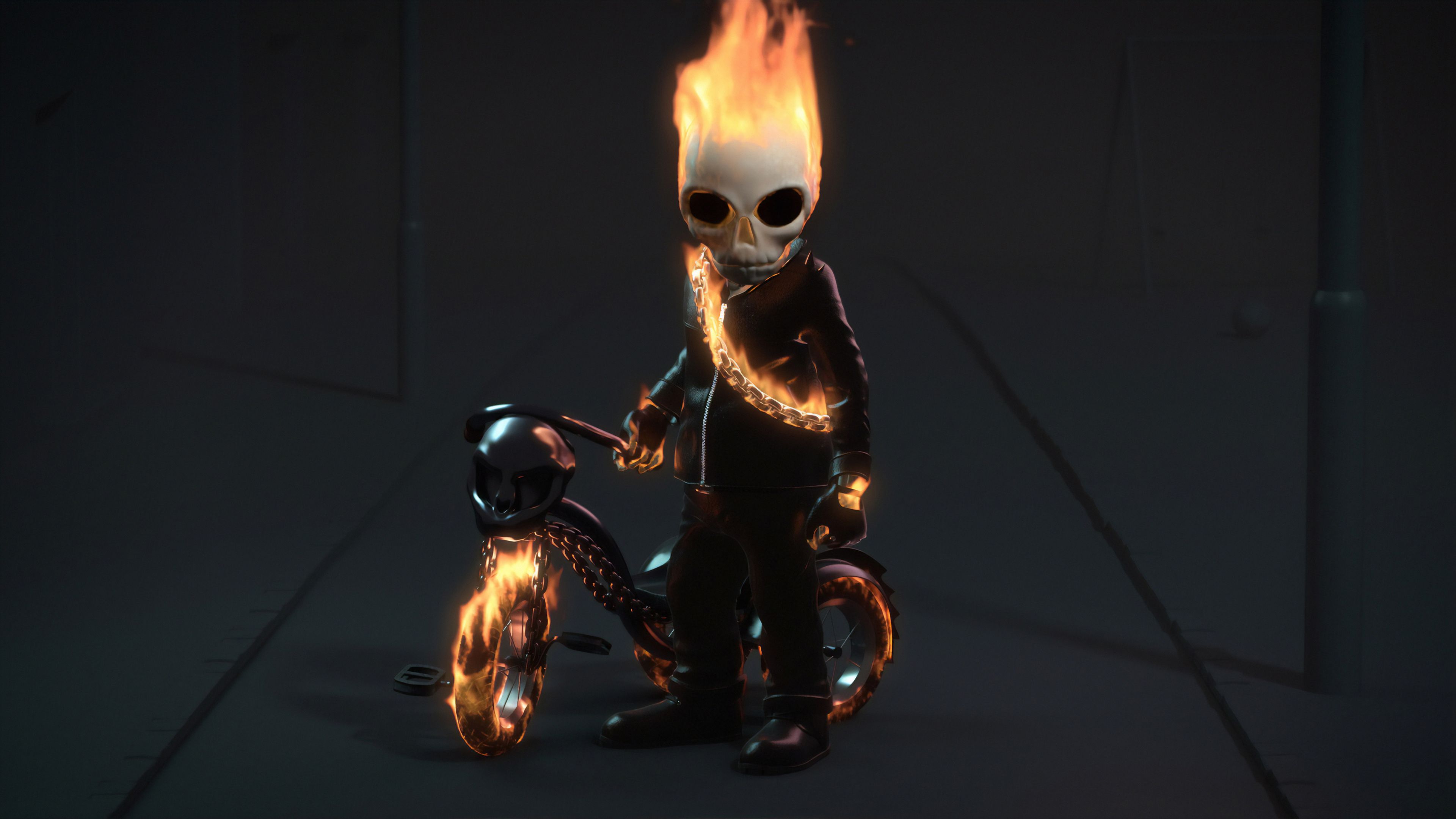Wallpaper 4k Kid Ghost Rider Wallpaper