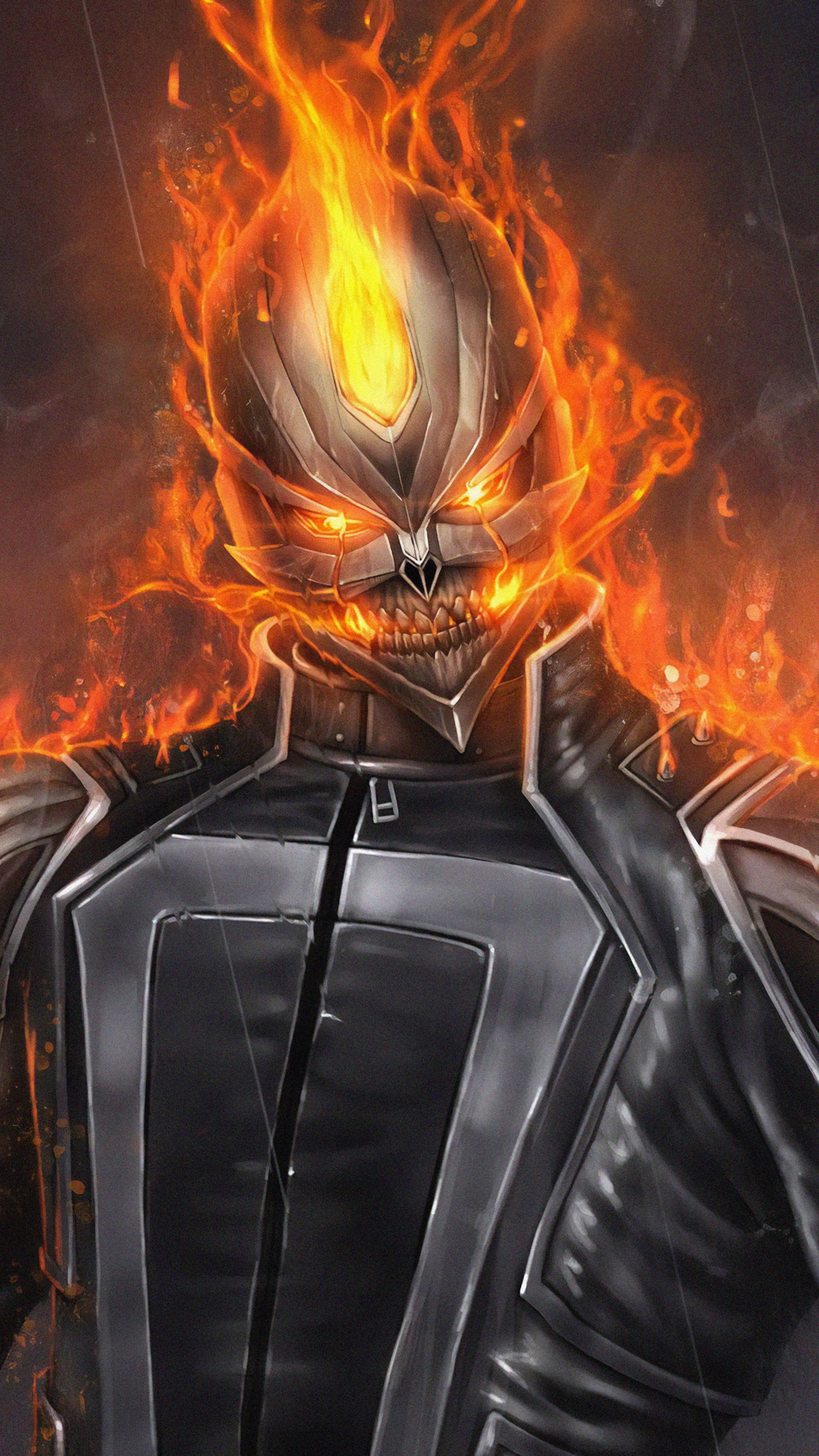 Ghost Rider, Robbie Reyes, Marvel, 4K phone HD Wallpaper, Image, Background, Photo and Picture HD Wallpaper