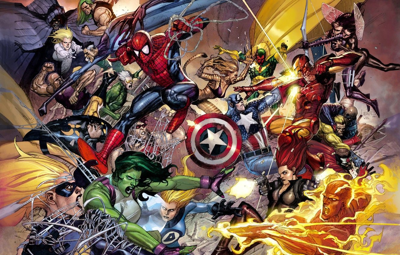 Wallpaper fantasy, Marvel, comic image for desktop, section разное