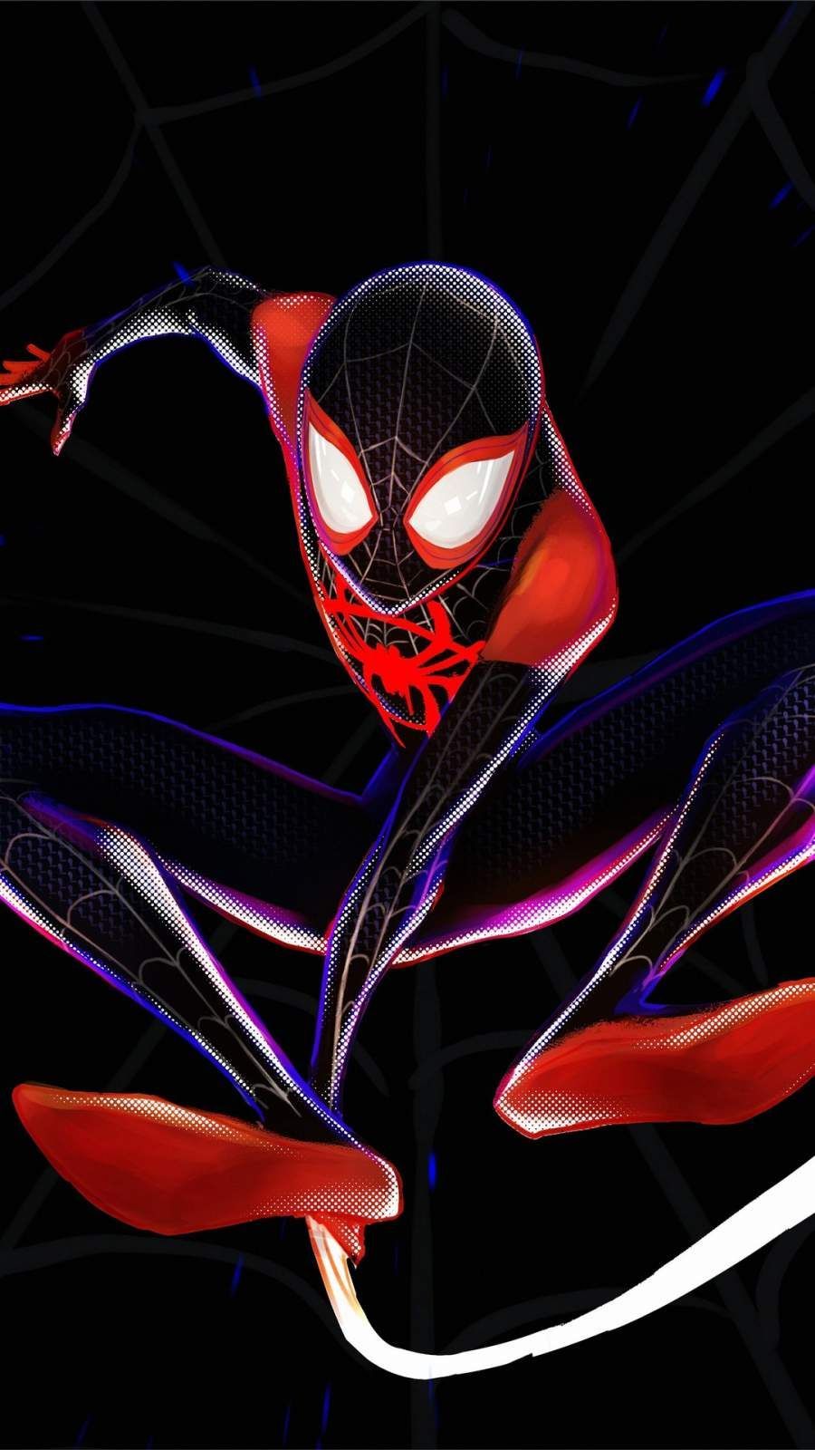 Spiderman 4k Miles Morales iPhone Wallpaper. Spiderman, Spiderman comic art, Miles spiderman
