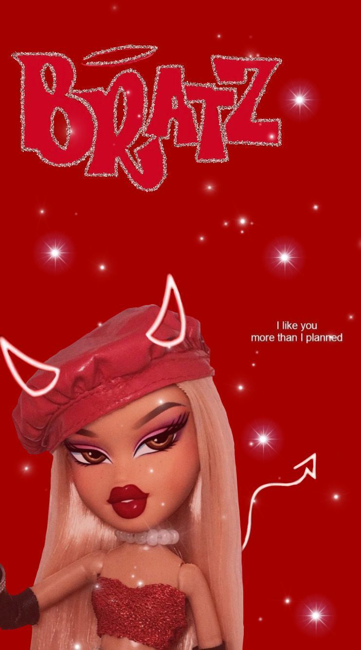 Bratz. Aesthetic wallpaper, Edgy wallpaper, Red picture