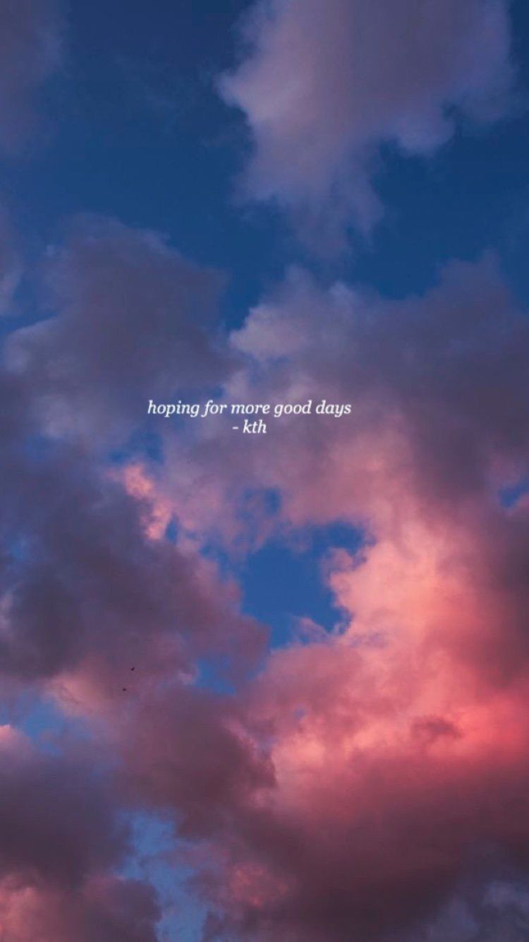 Aesthetic Pink Sky Quotes