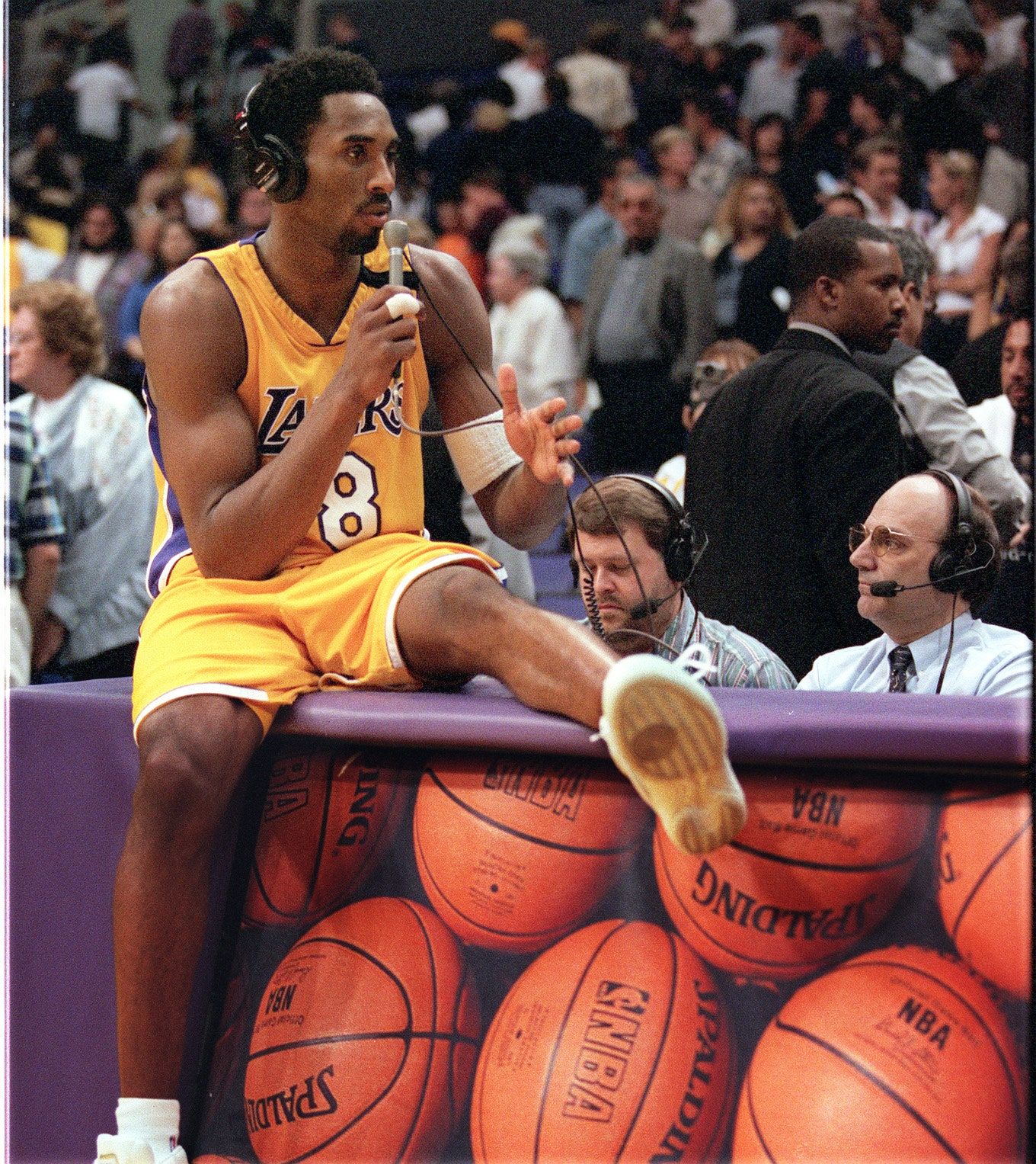 The basketball legend Kobe Bryant in 21 vintage photo