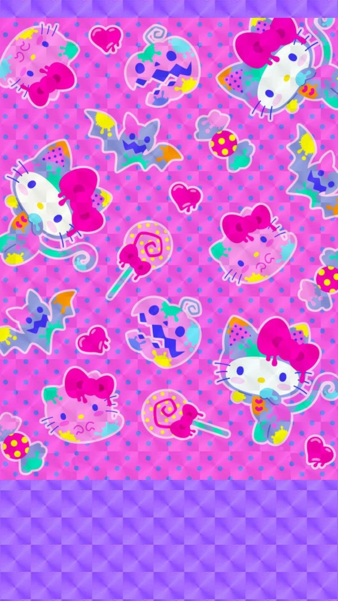 Hello Kitty Halloween Background