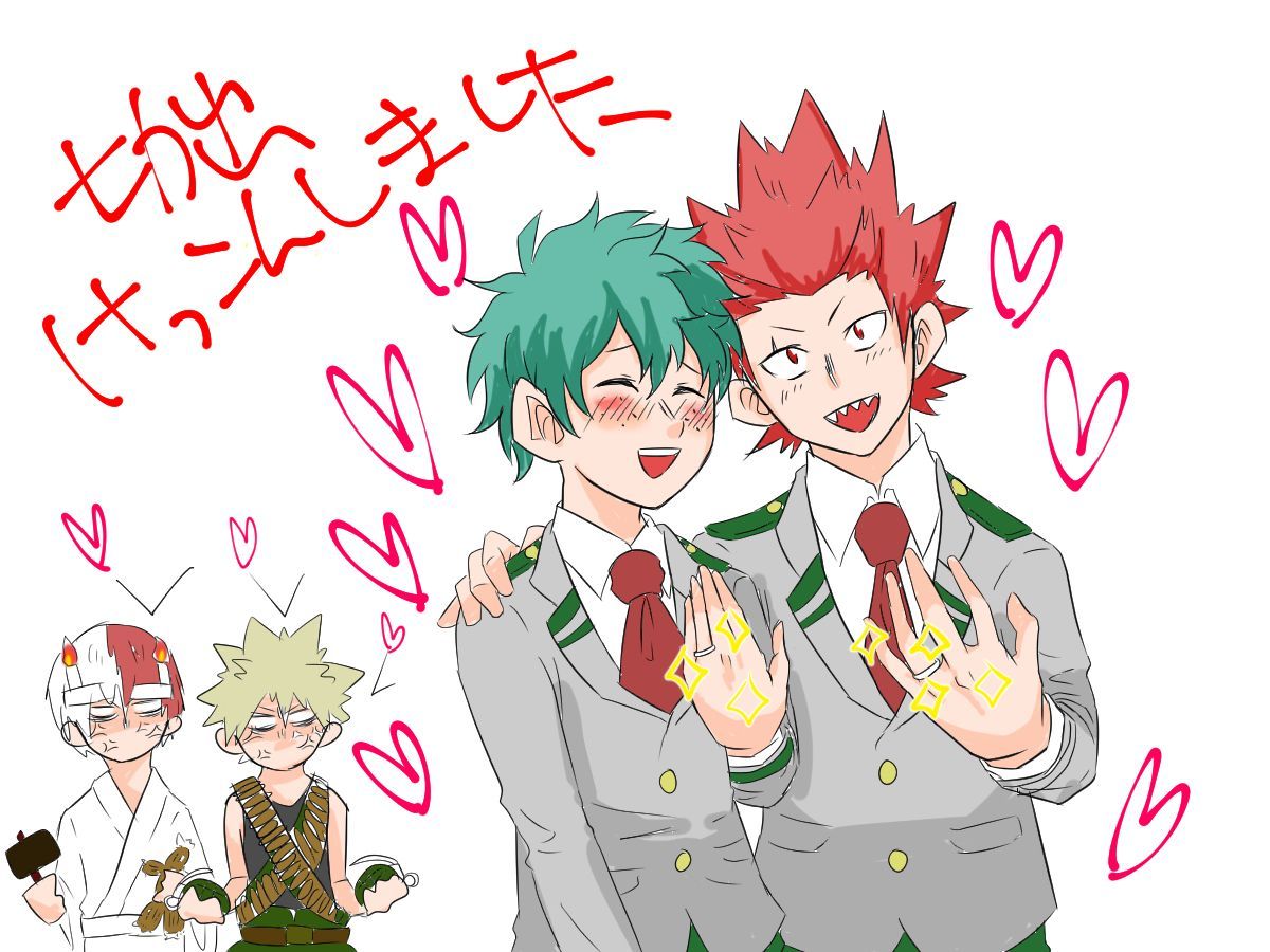 ♣️kirideku♣️ ideas. boku no hero academia, my hero academia, kirishima