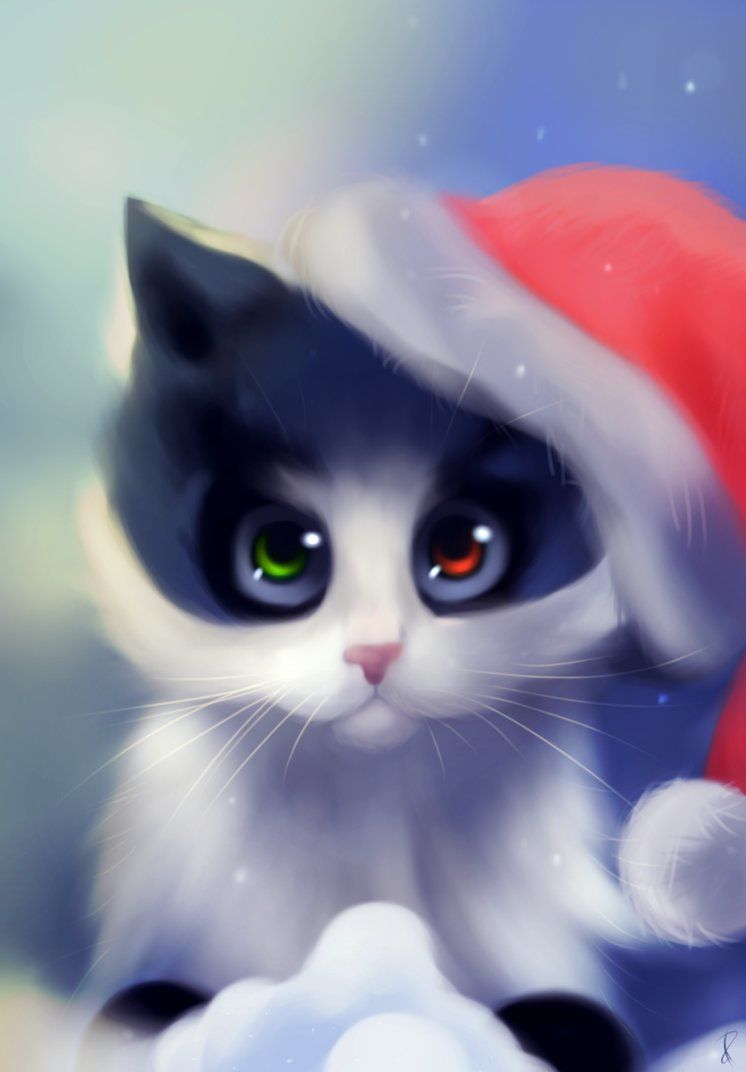 Cute Anime Christmas Animals Wallpapers - Wallpaper Cave