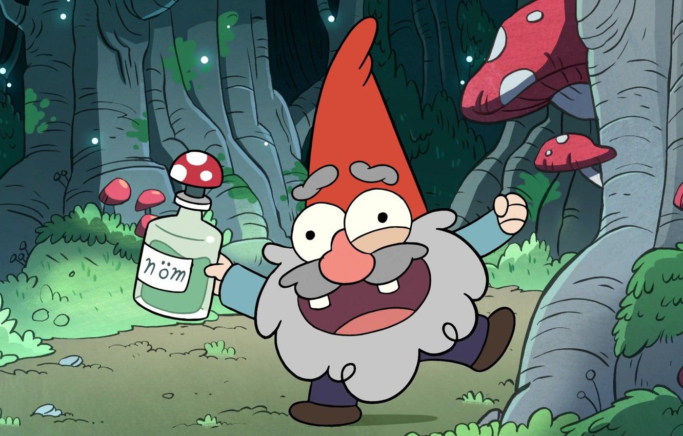 Wallpaper forest, dwarf, Gravity Falls, Gravity Falls image for desktop, section фильмы