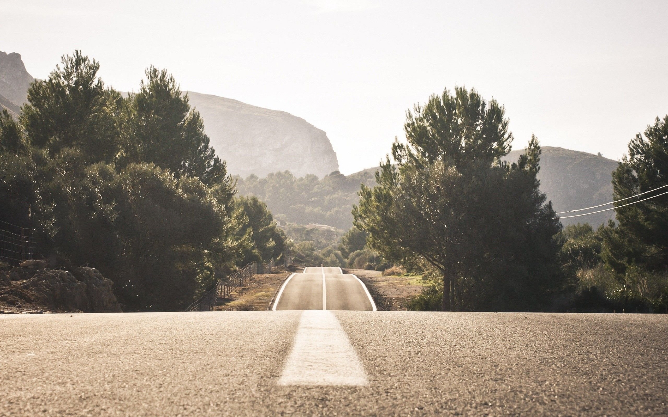 Mountain Road Wallpaper Road HD Wallpaper