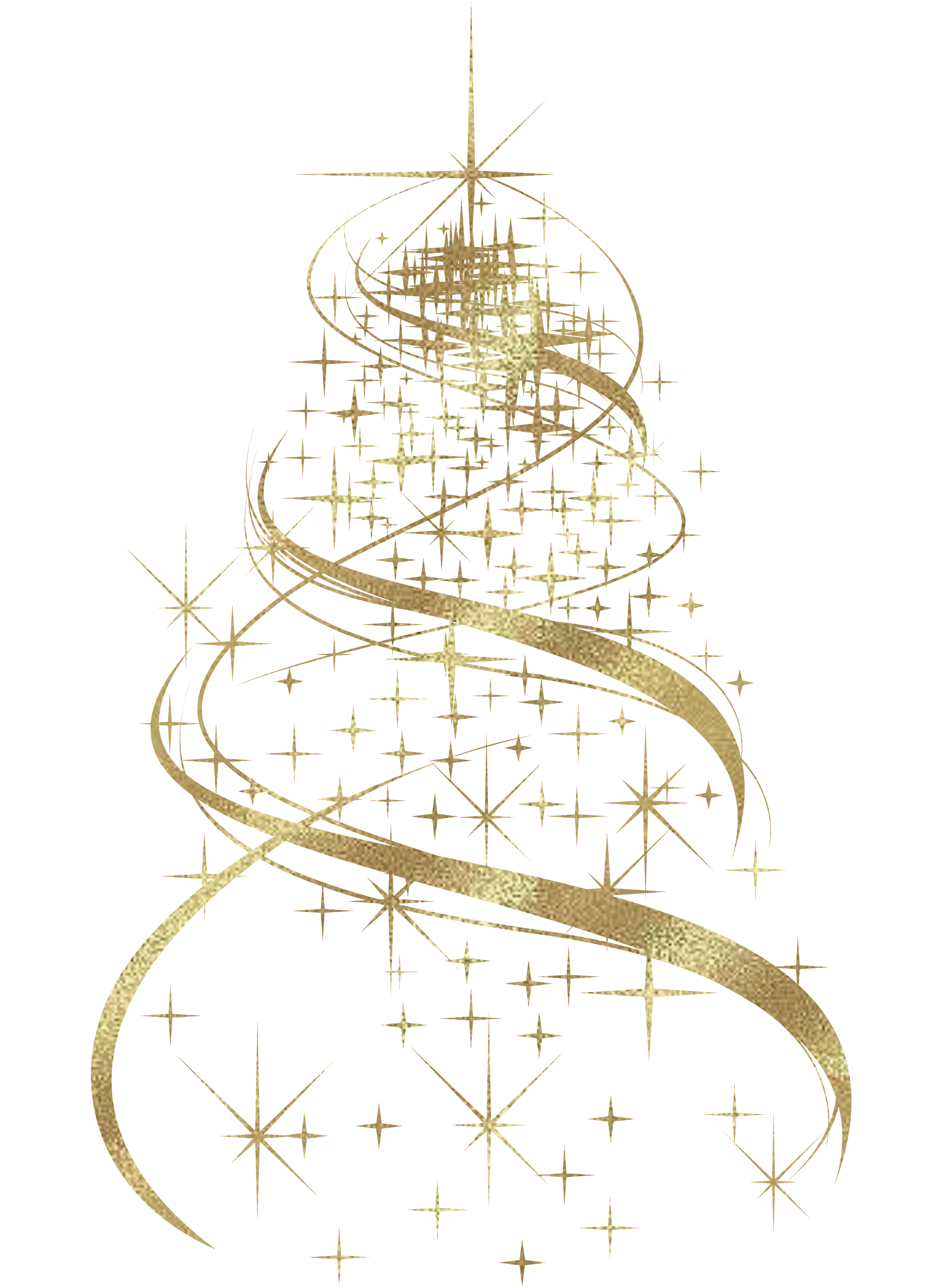 Transparent Golden Christmas Tree Decoration PNG Clipart Quality Image And Transparent PNG Free Clipart