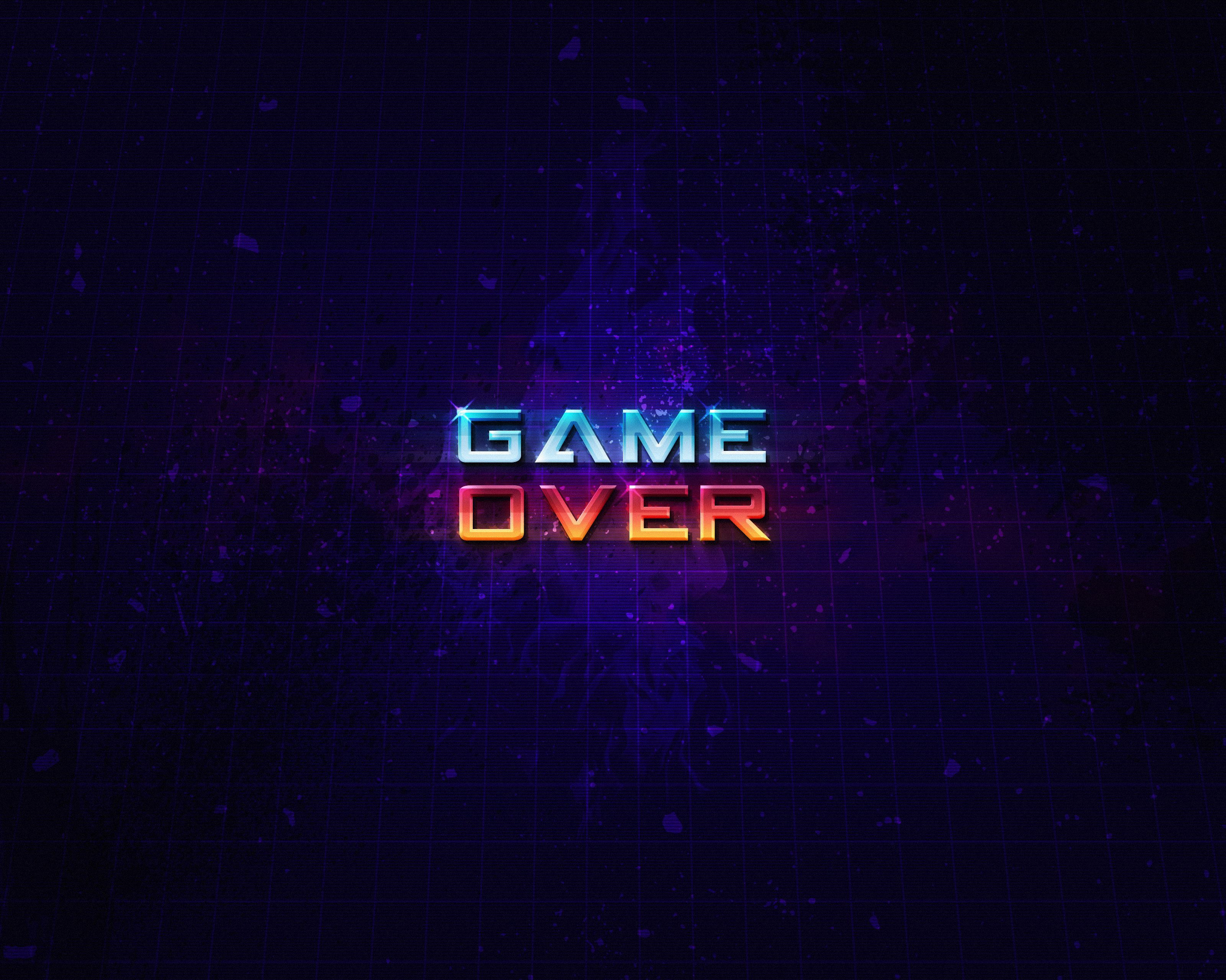 Game Over Wallpaper Free Game Over Background