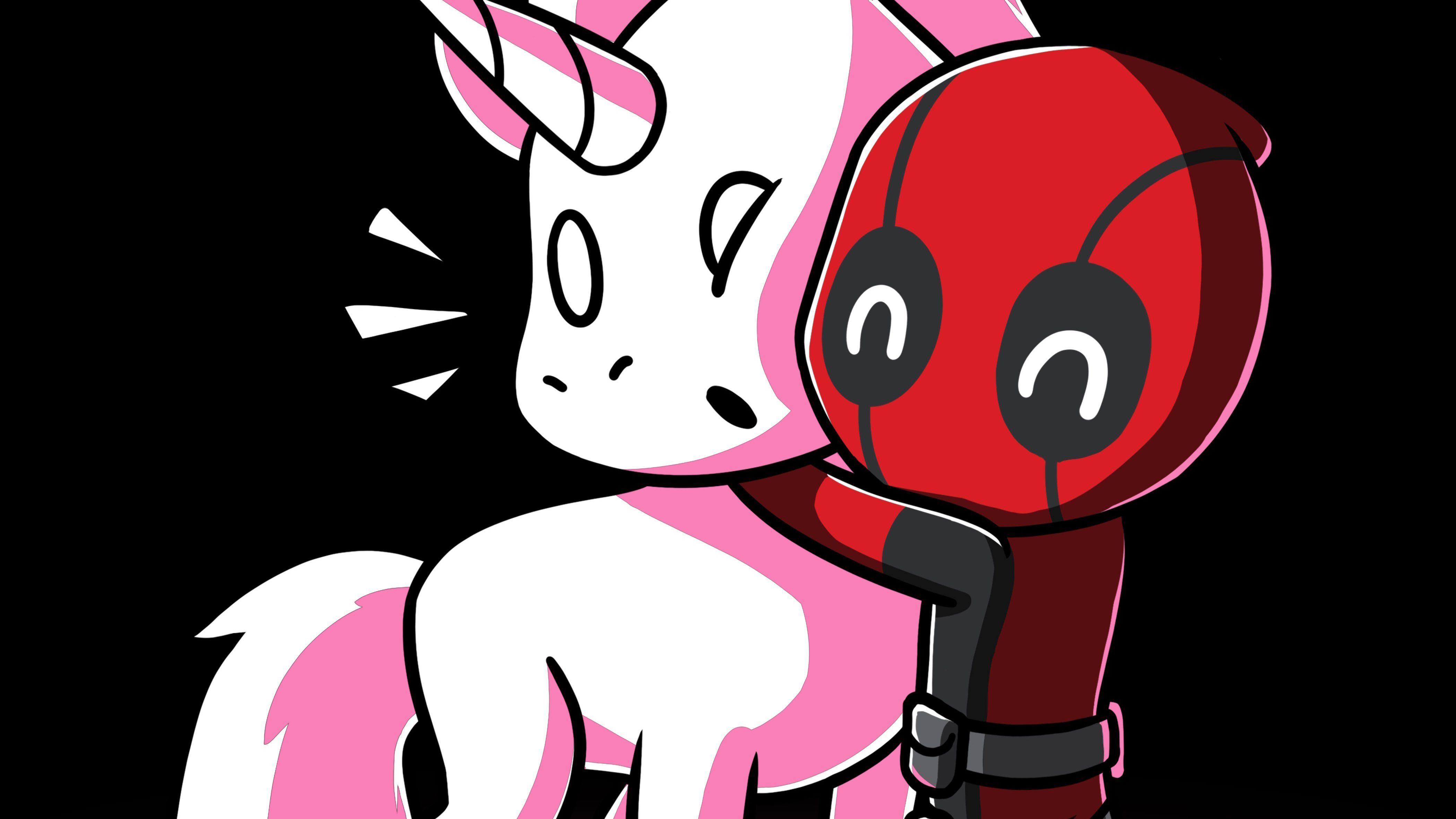 Deadpool Loves Unicorns, HD Superheroes, 4k Wallpaper, Image, Background, Photo and Picture