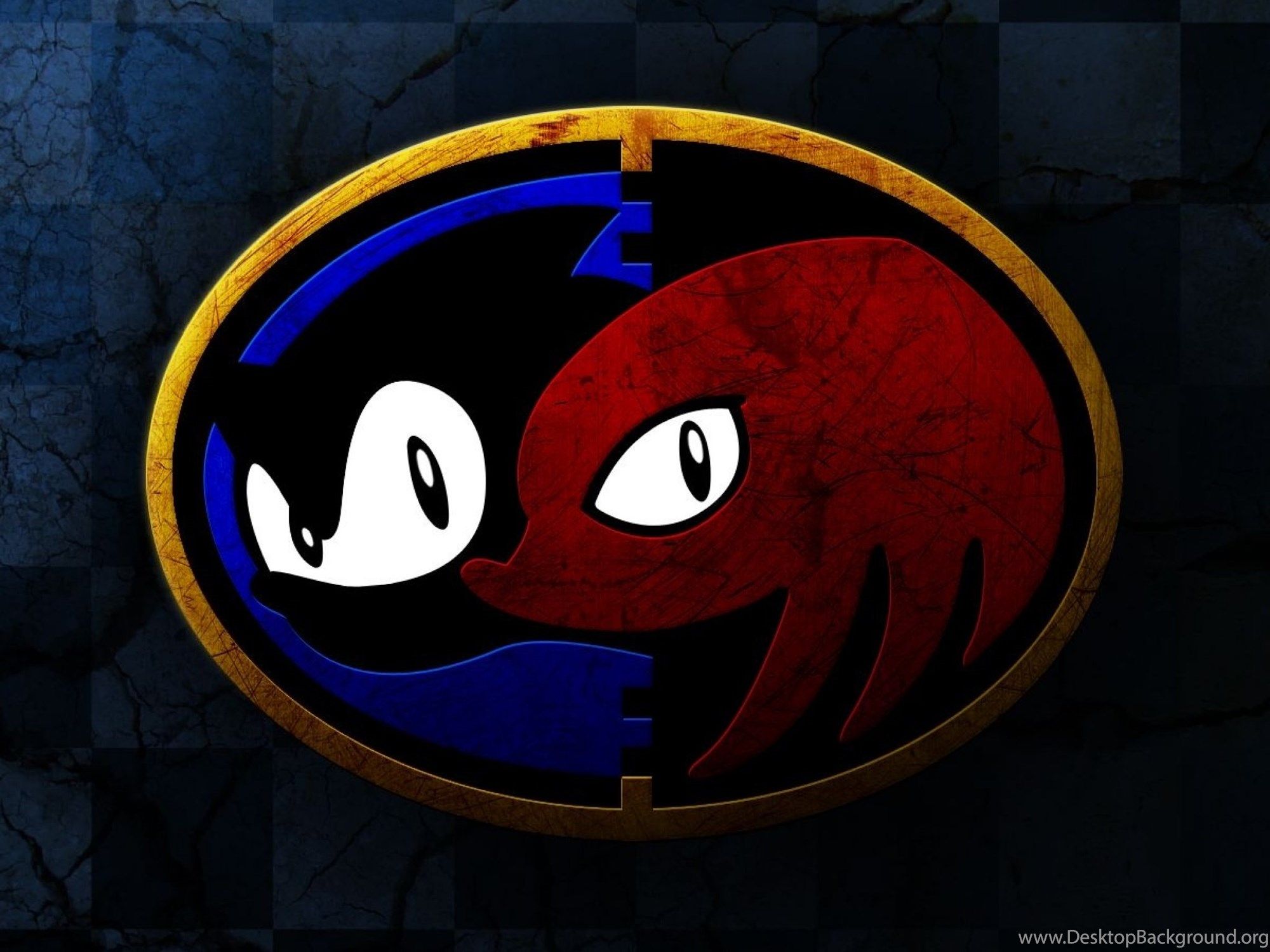 Sonic And Knuckles iPad 4 & Air Wallpaper Desktop Background