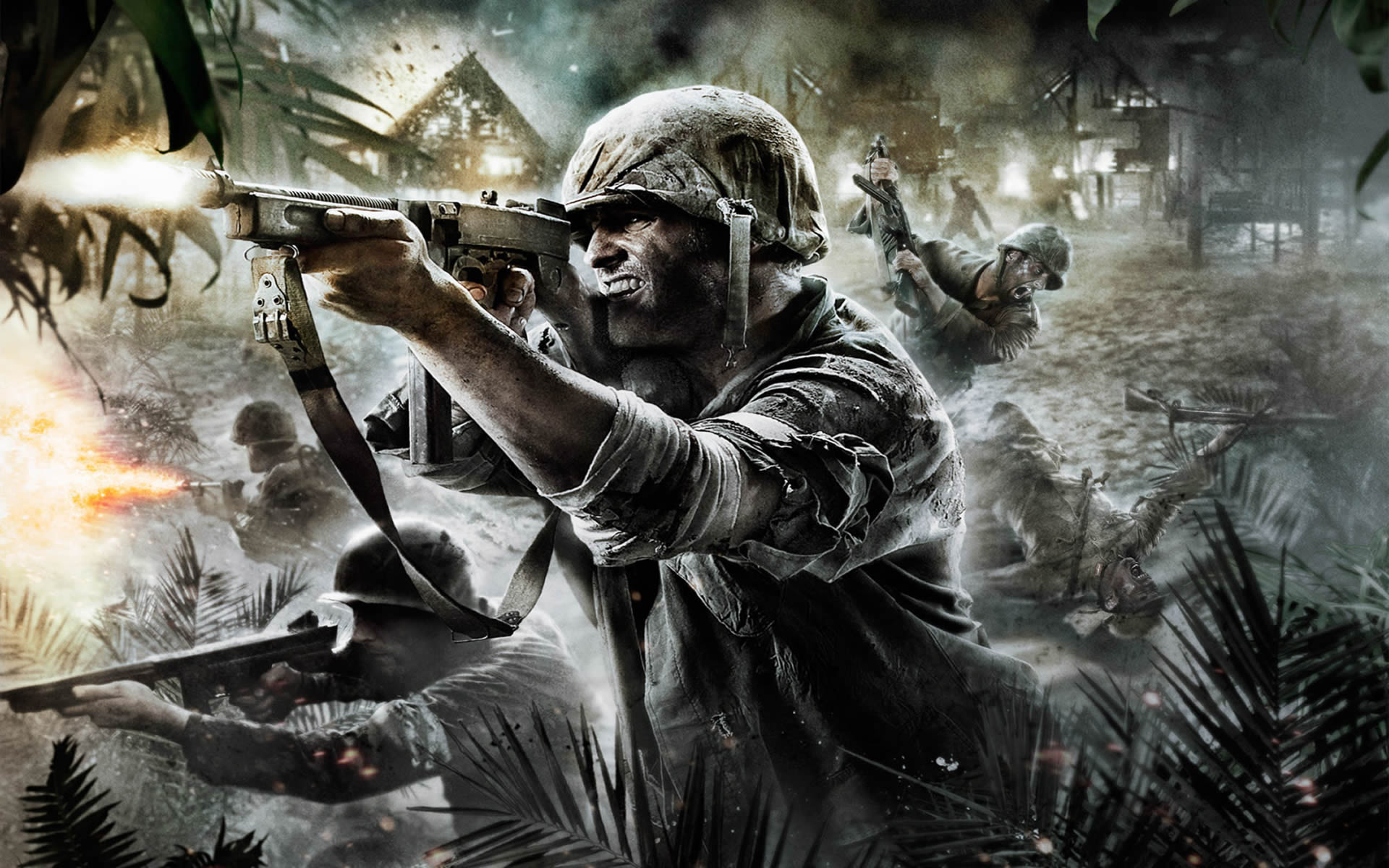 Battle In The Pacific Of Duty World At War Wallpaper