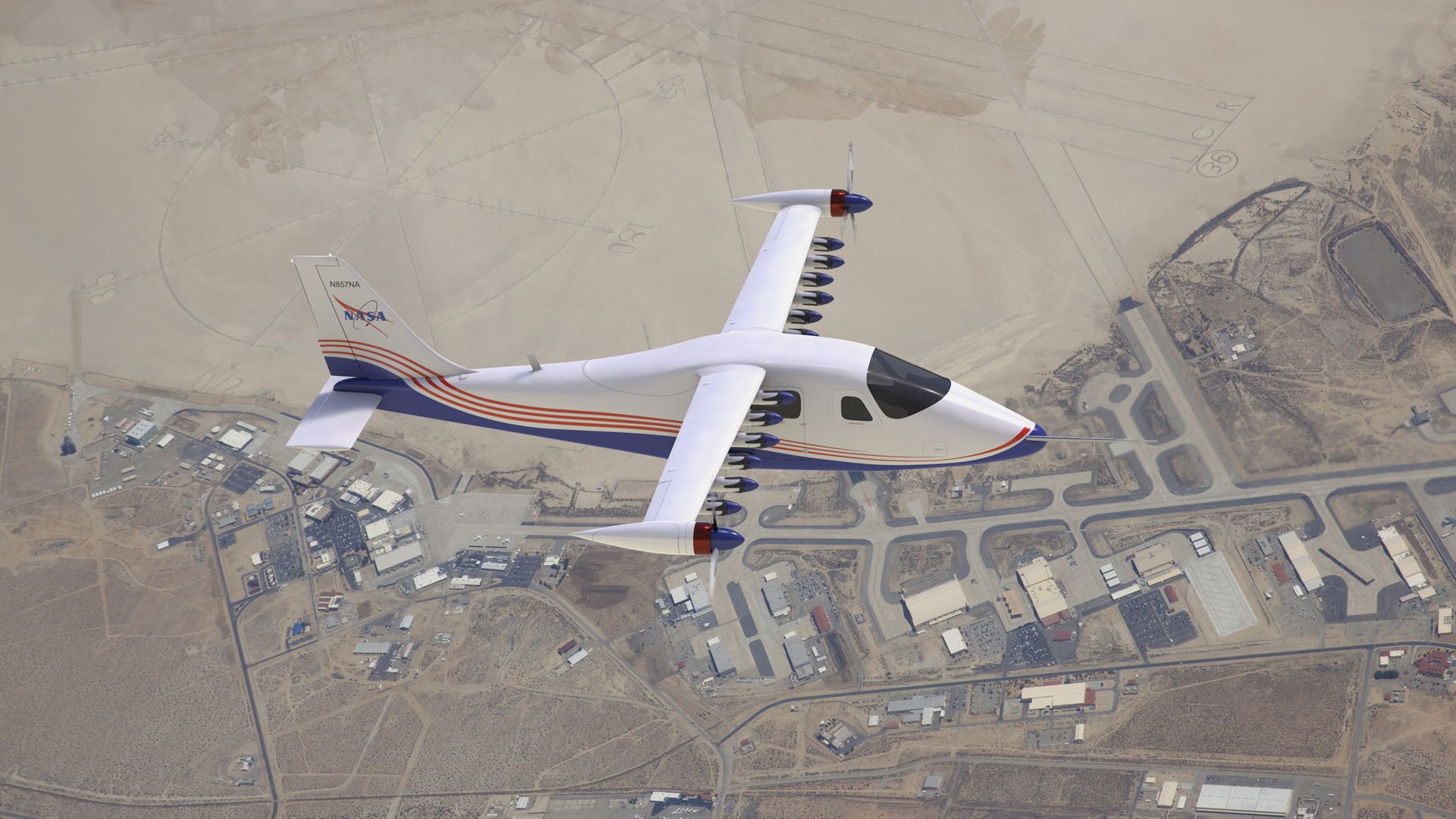 NASA Aeronautics Virtual Background